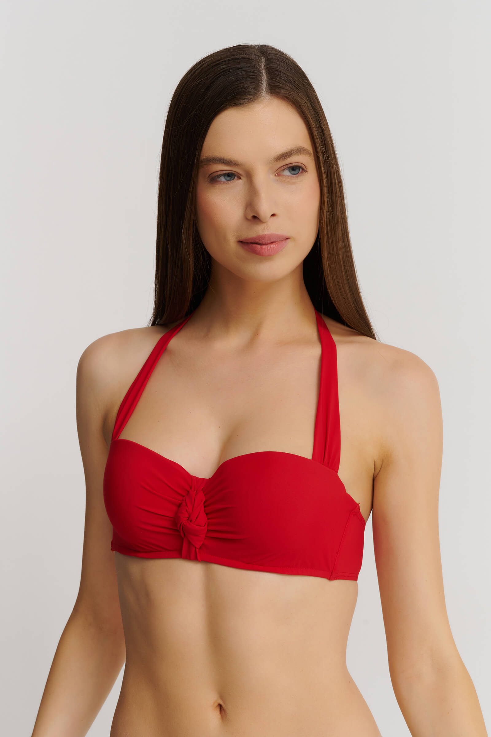 Лиф бандо с завязками на шее Бренд 