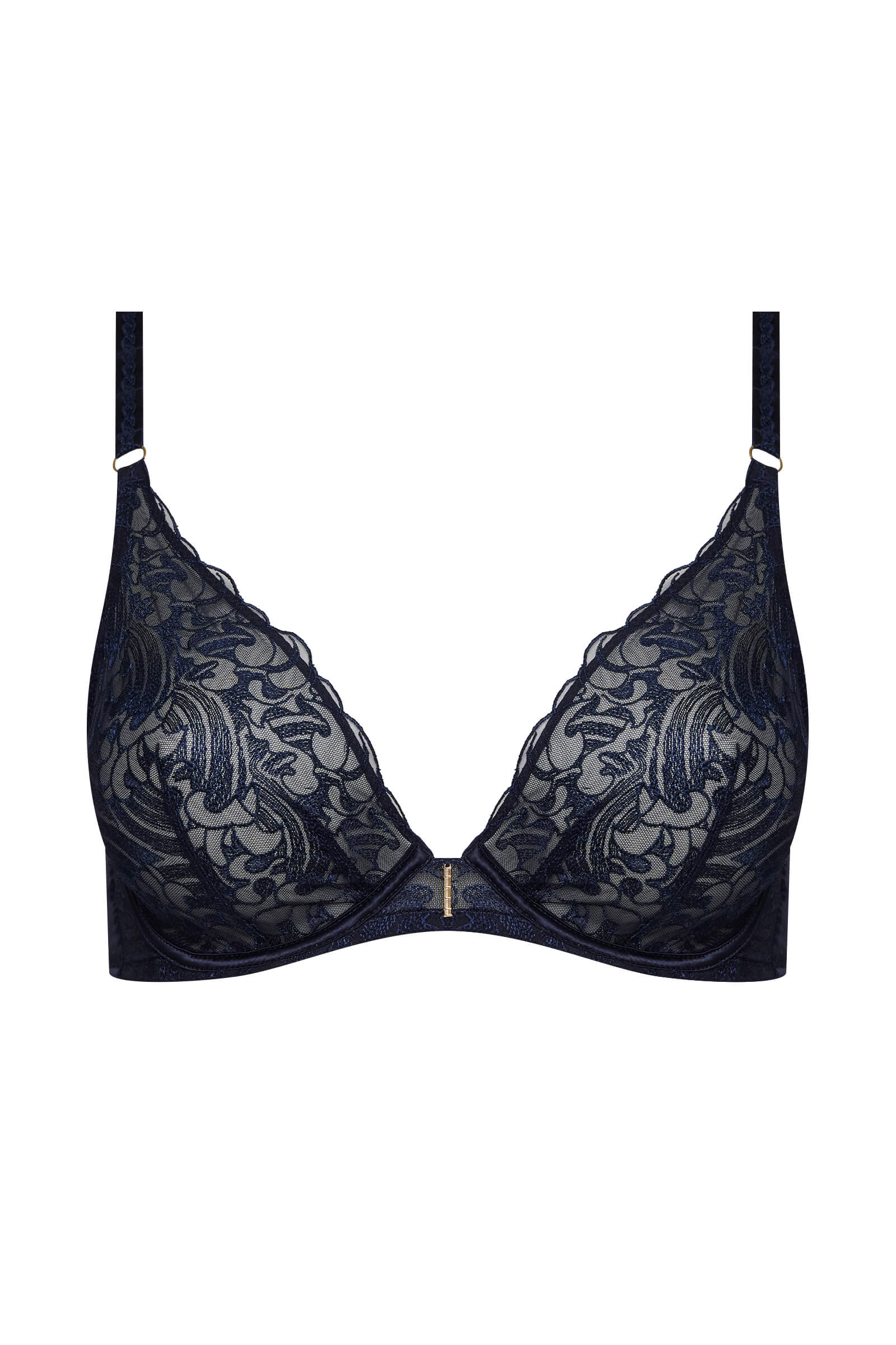 Бюстгальтер на косточках с вышивкой Бренд 