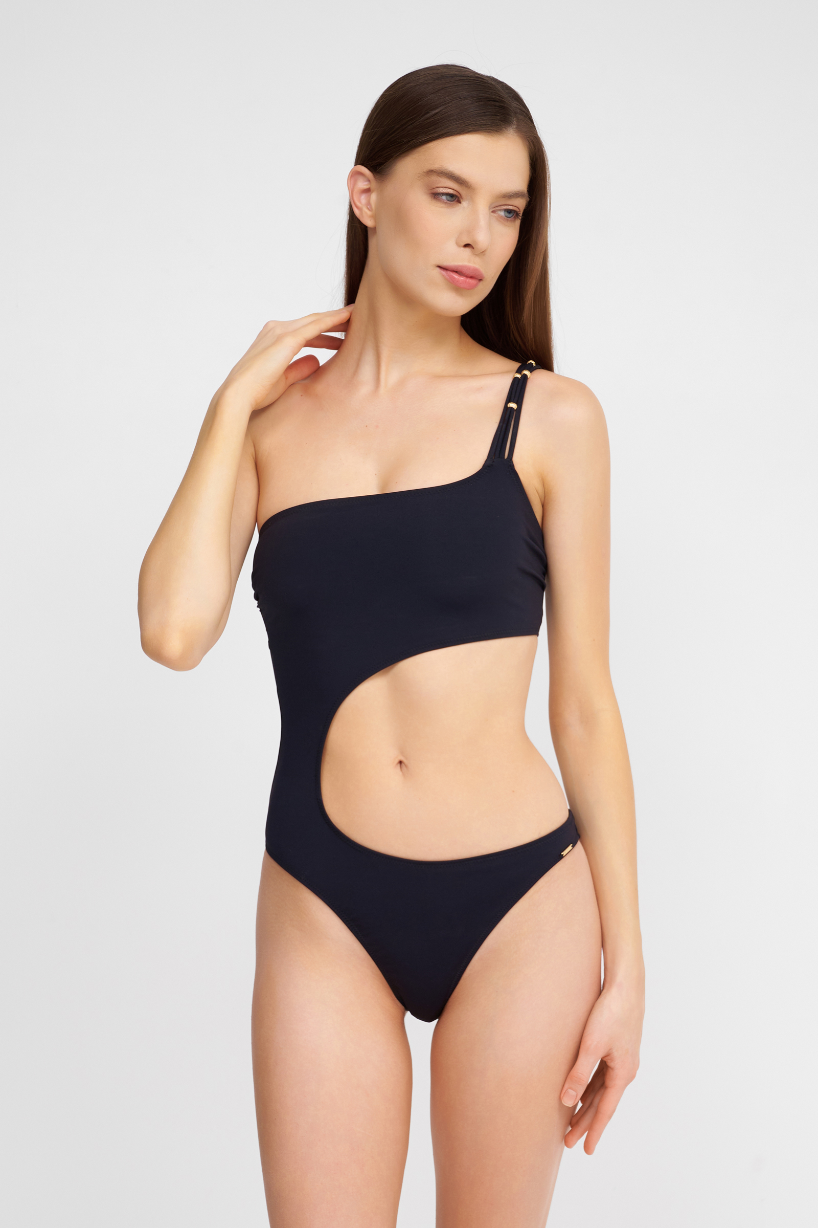 Слитный купальник на одно плечо Бренд 