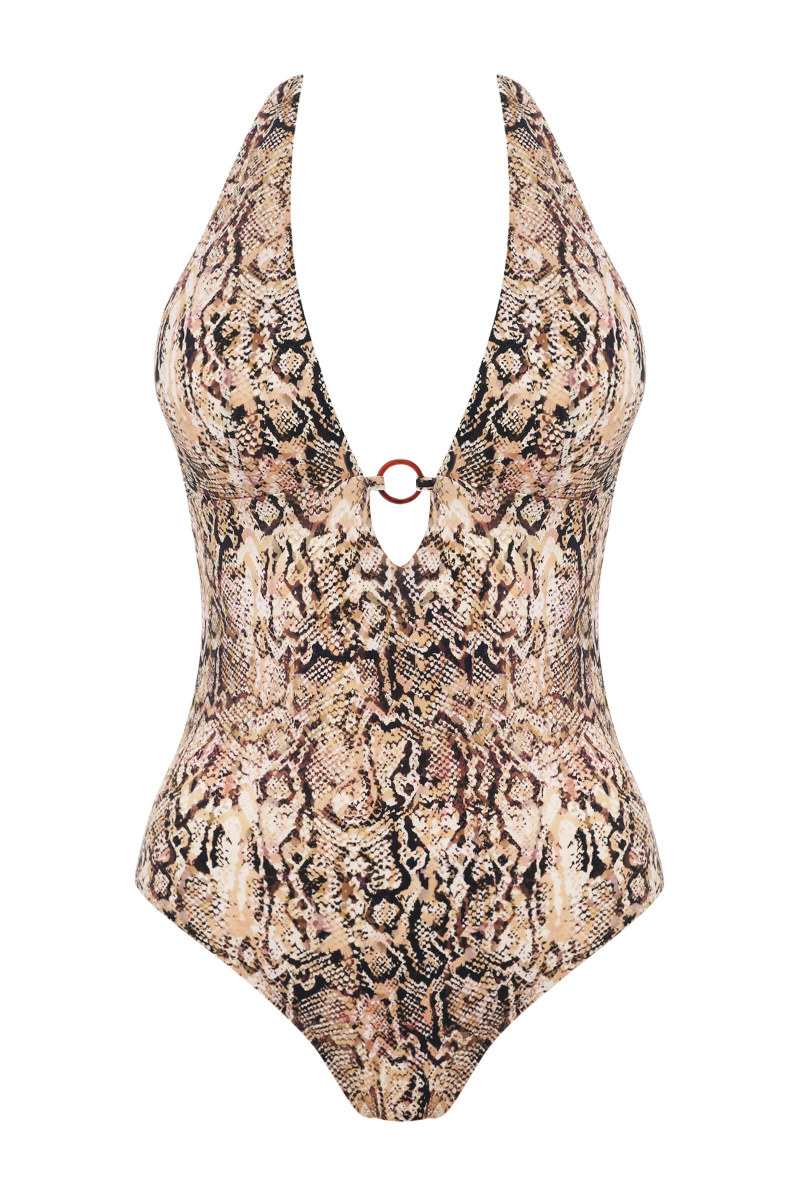 Слитный купальник с разъемной застежкой Бренд 