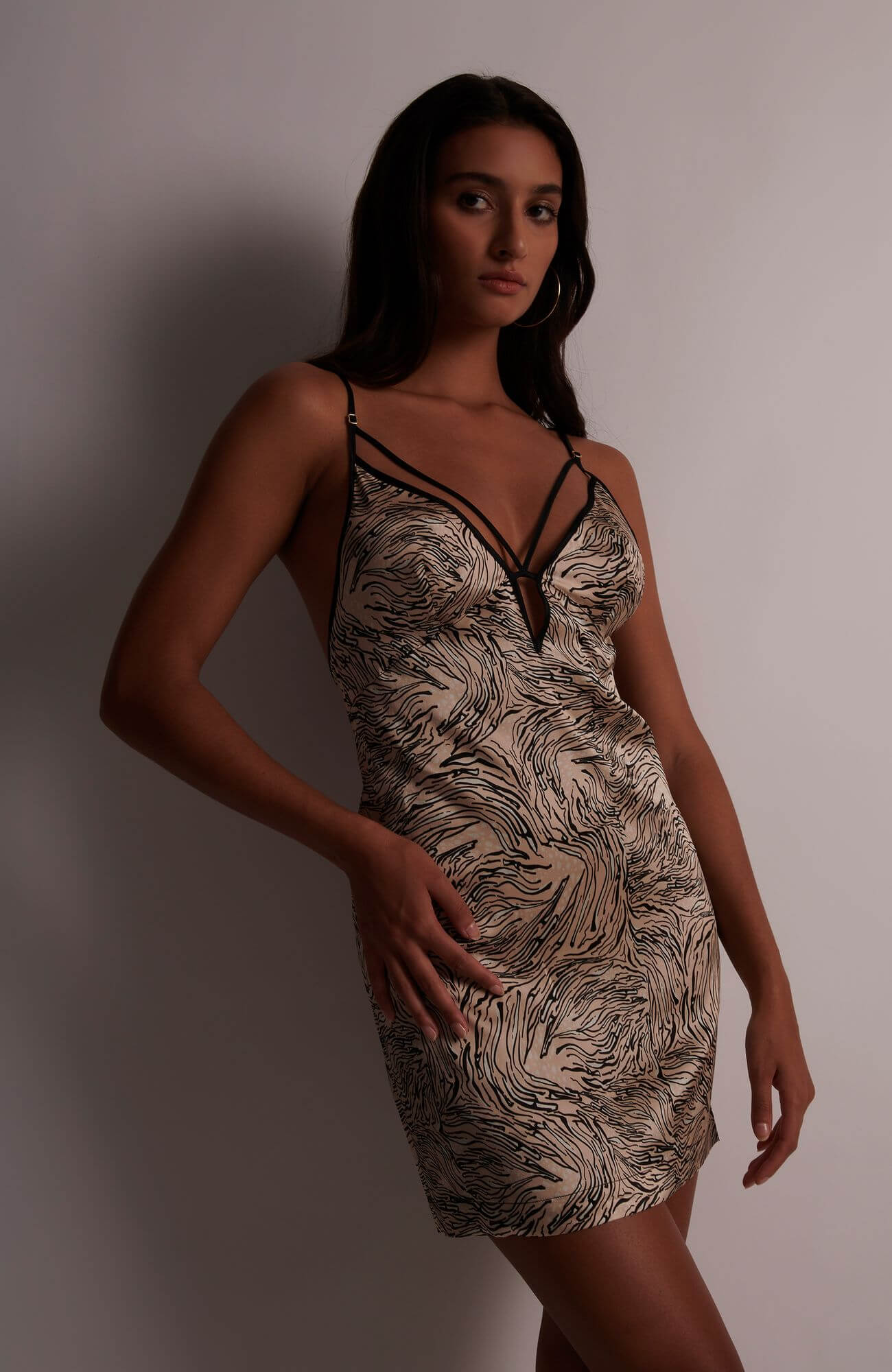 Комбинация с анималистичным принтом Бренд 