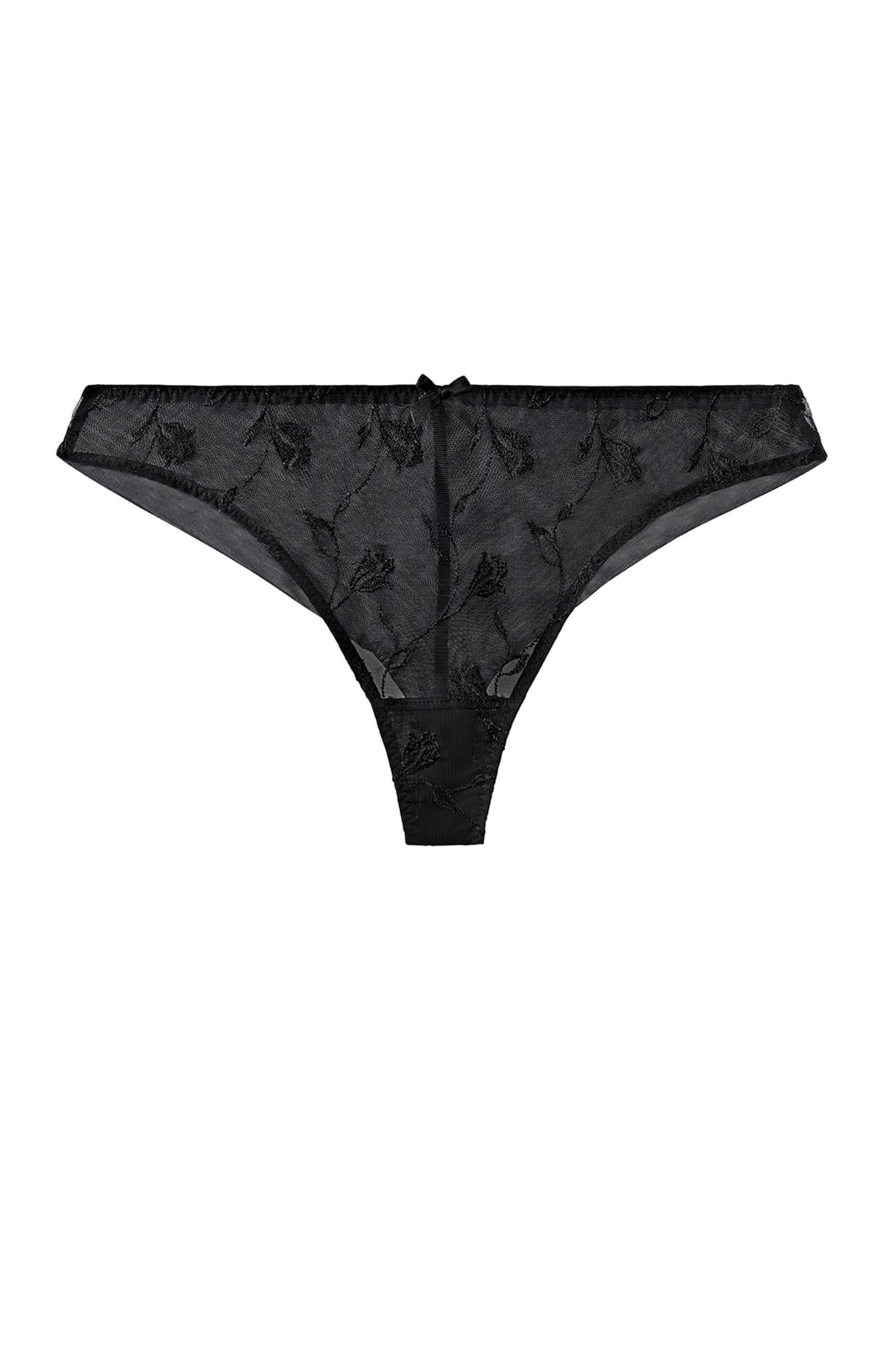 Трусы танга с цветочной вышивкой Бренд 