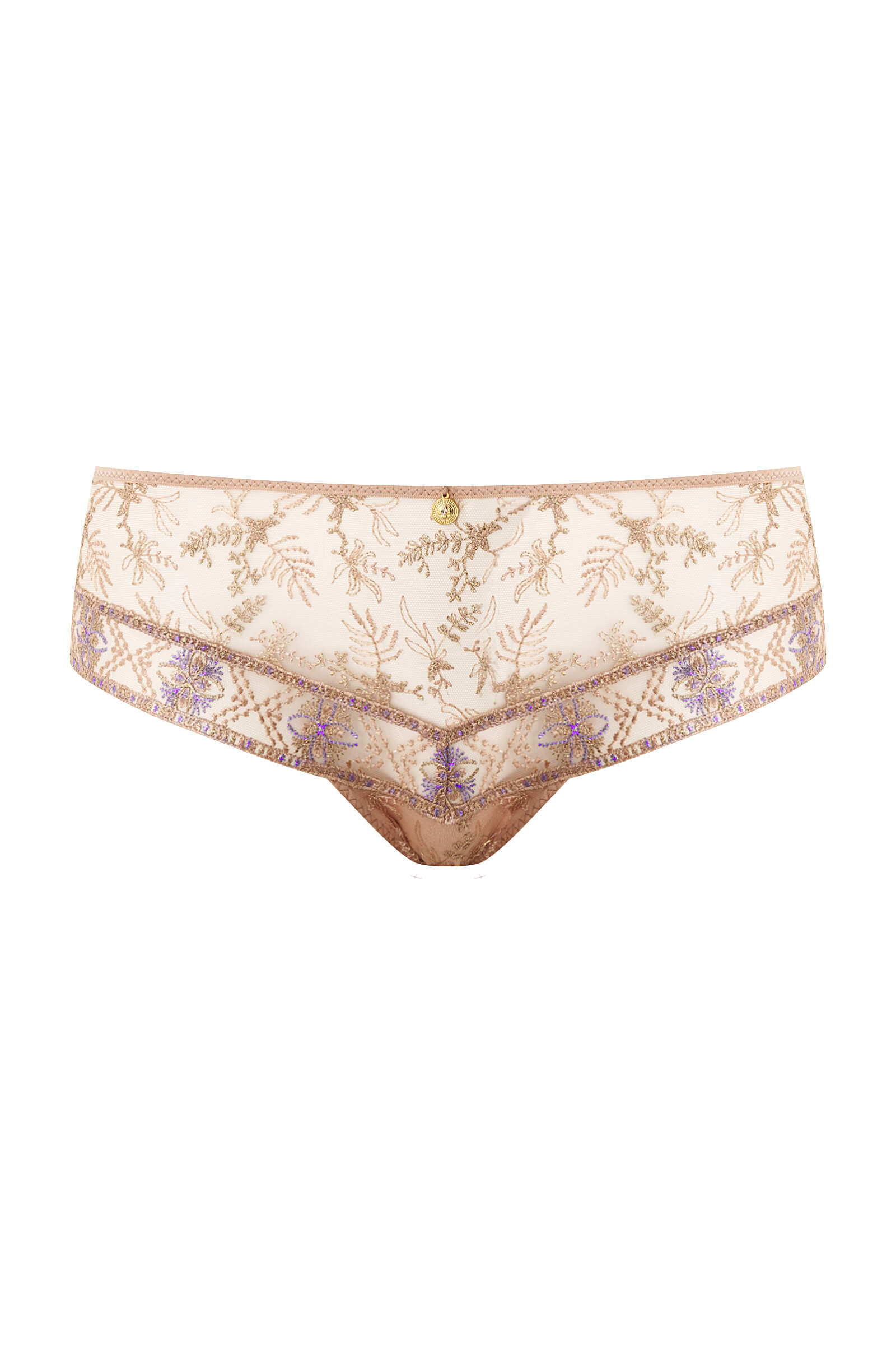 Трусы хипстеры с вышивкой Бренд 