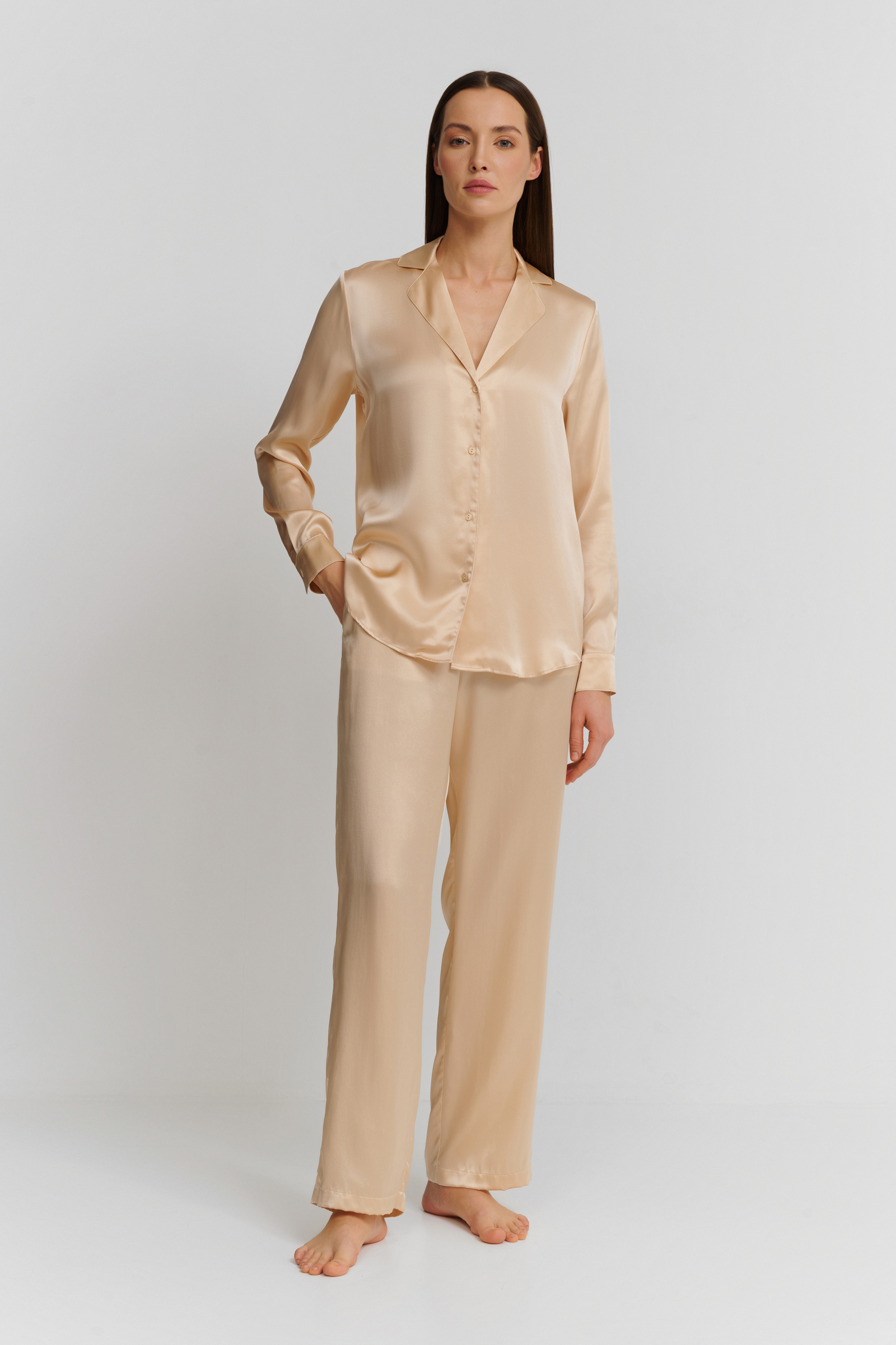 Пижамные шелковые брюки Бренд  Изображение 4