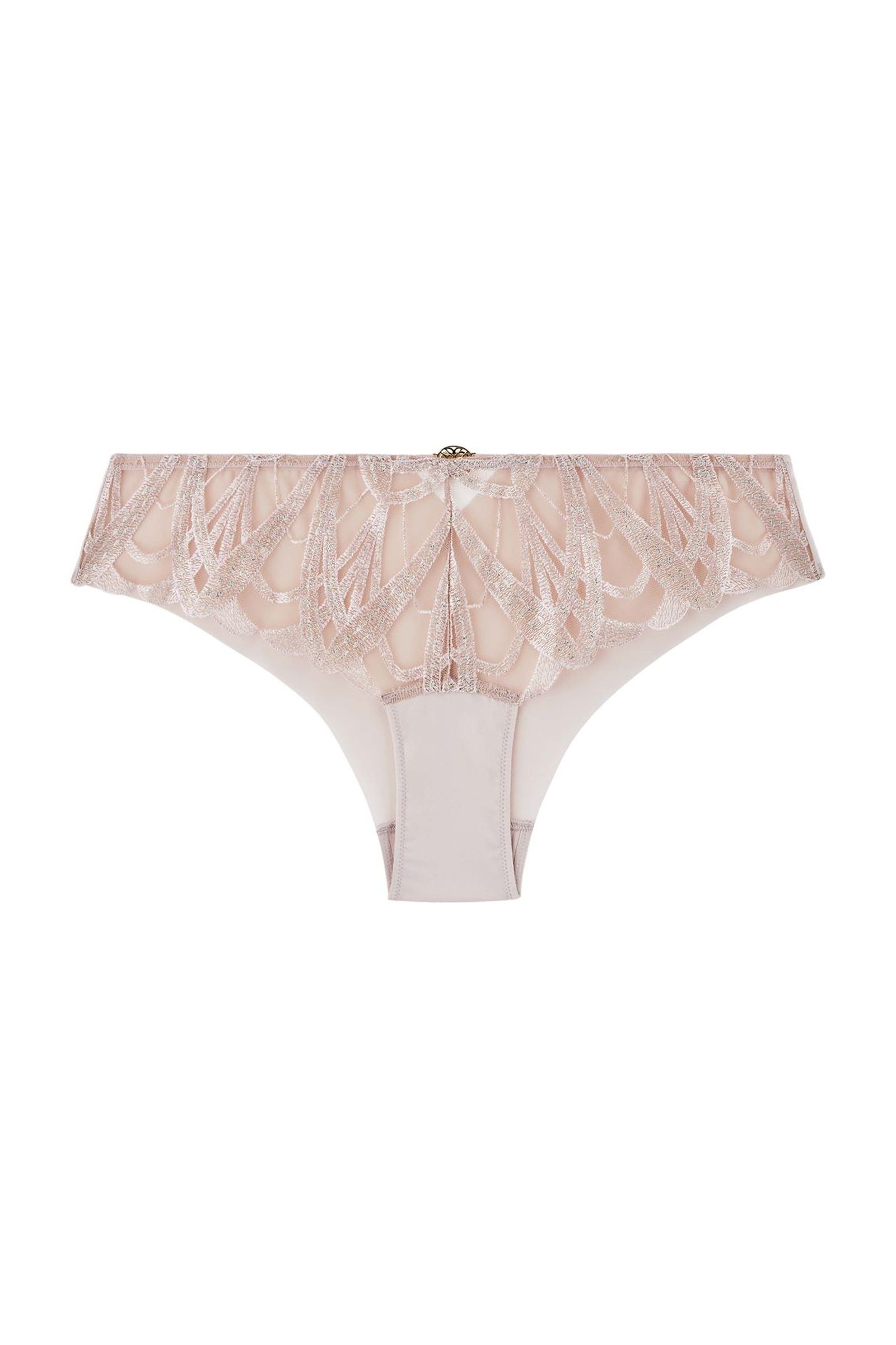 Трусы хипстеры с вышивкой Бренд 