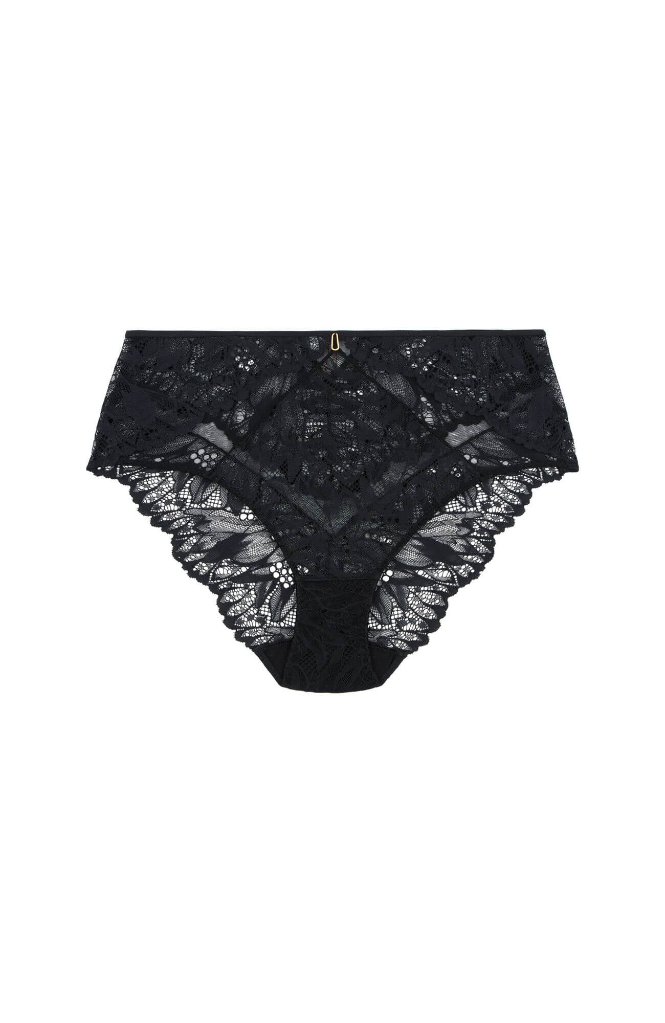 Кружевные трусы слипы с высокой посадкой Бренд 