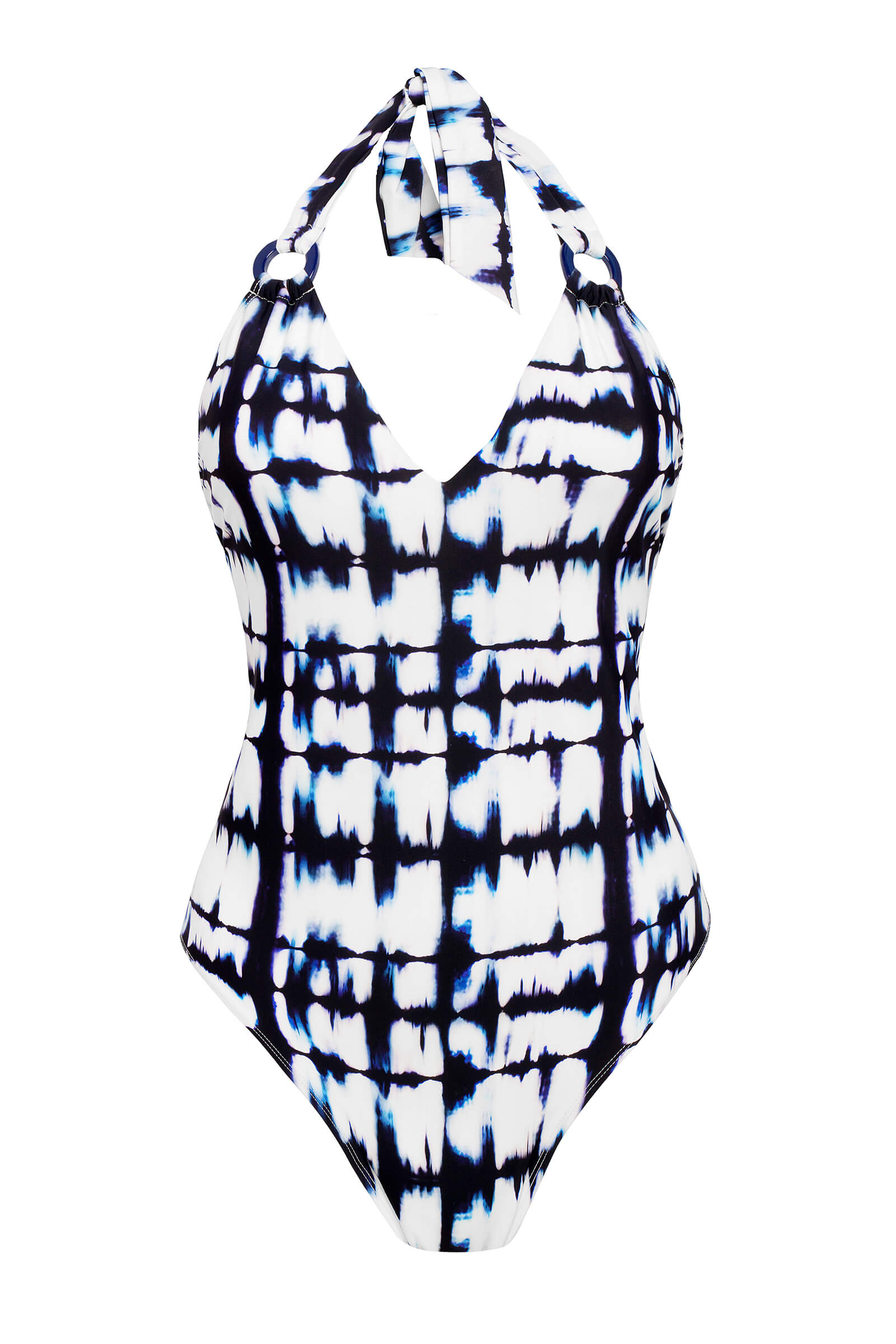 Слитный купальник с принтом Бренд 