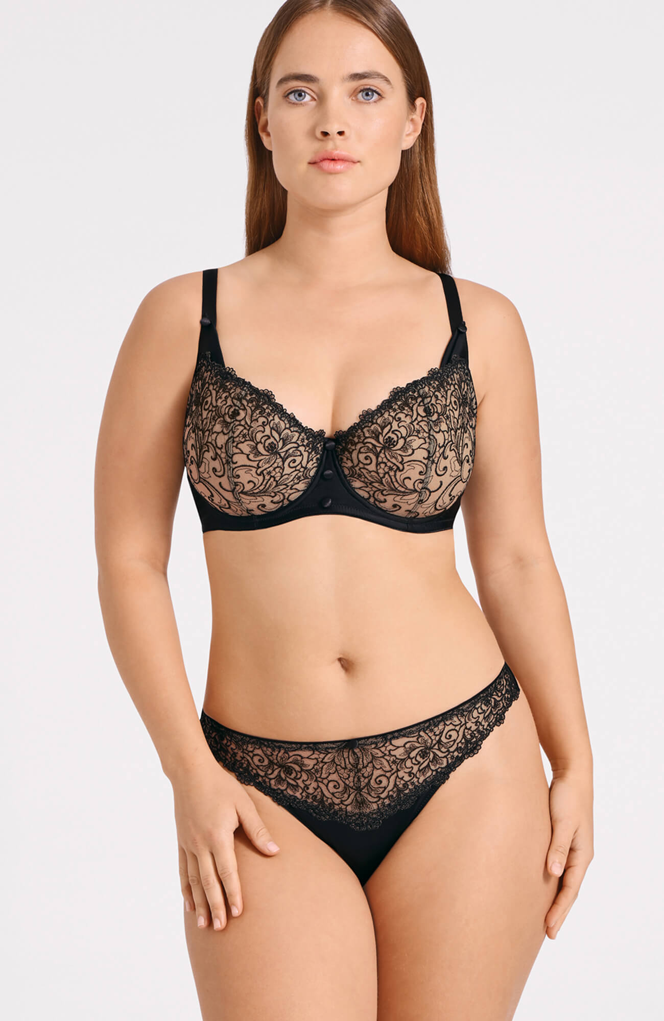 Бюстгальтер балконет с вышивкой Бренд  Изображение 2