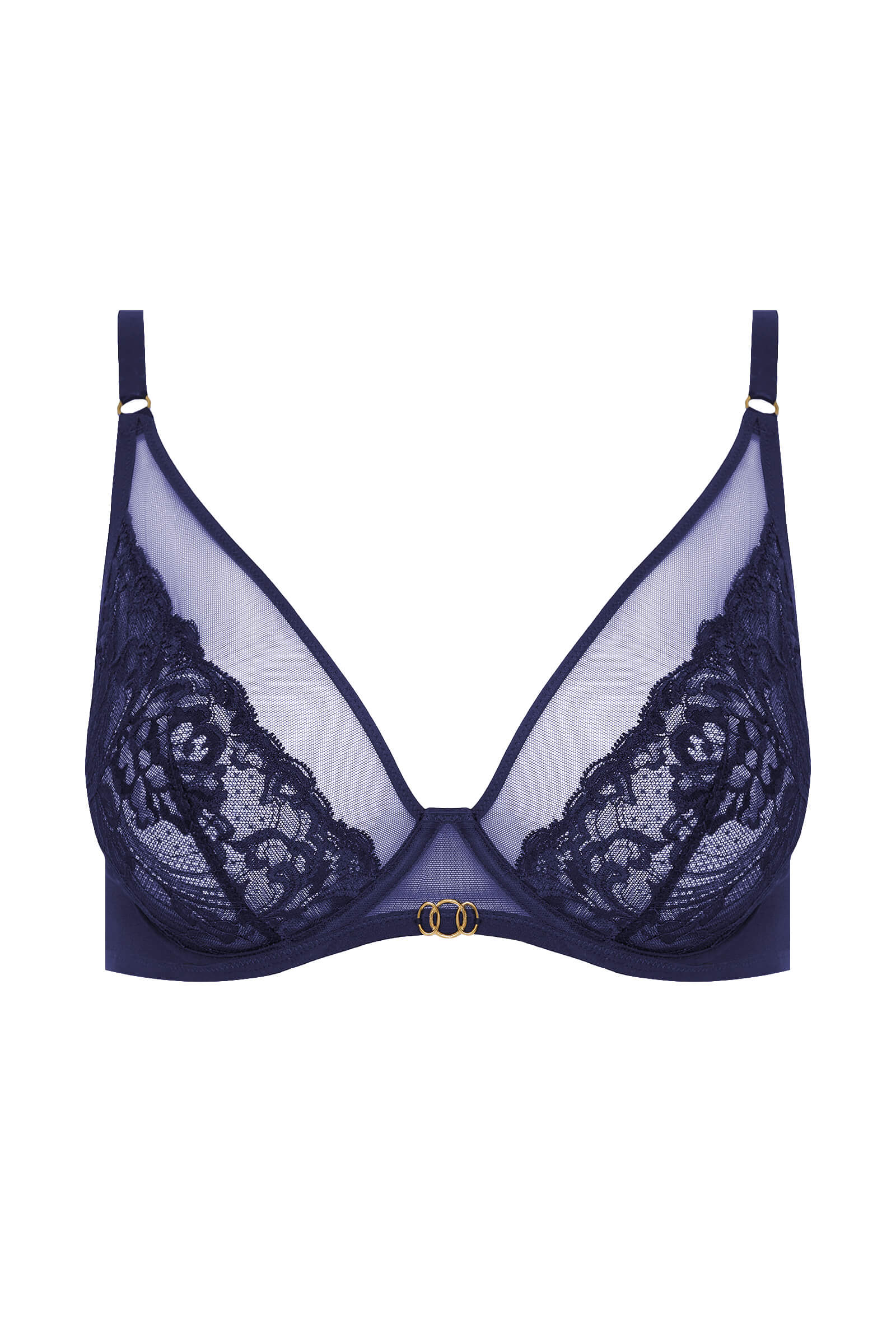 Бюстгальтер с треугольными чашками на косточках Бренд 