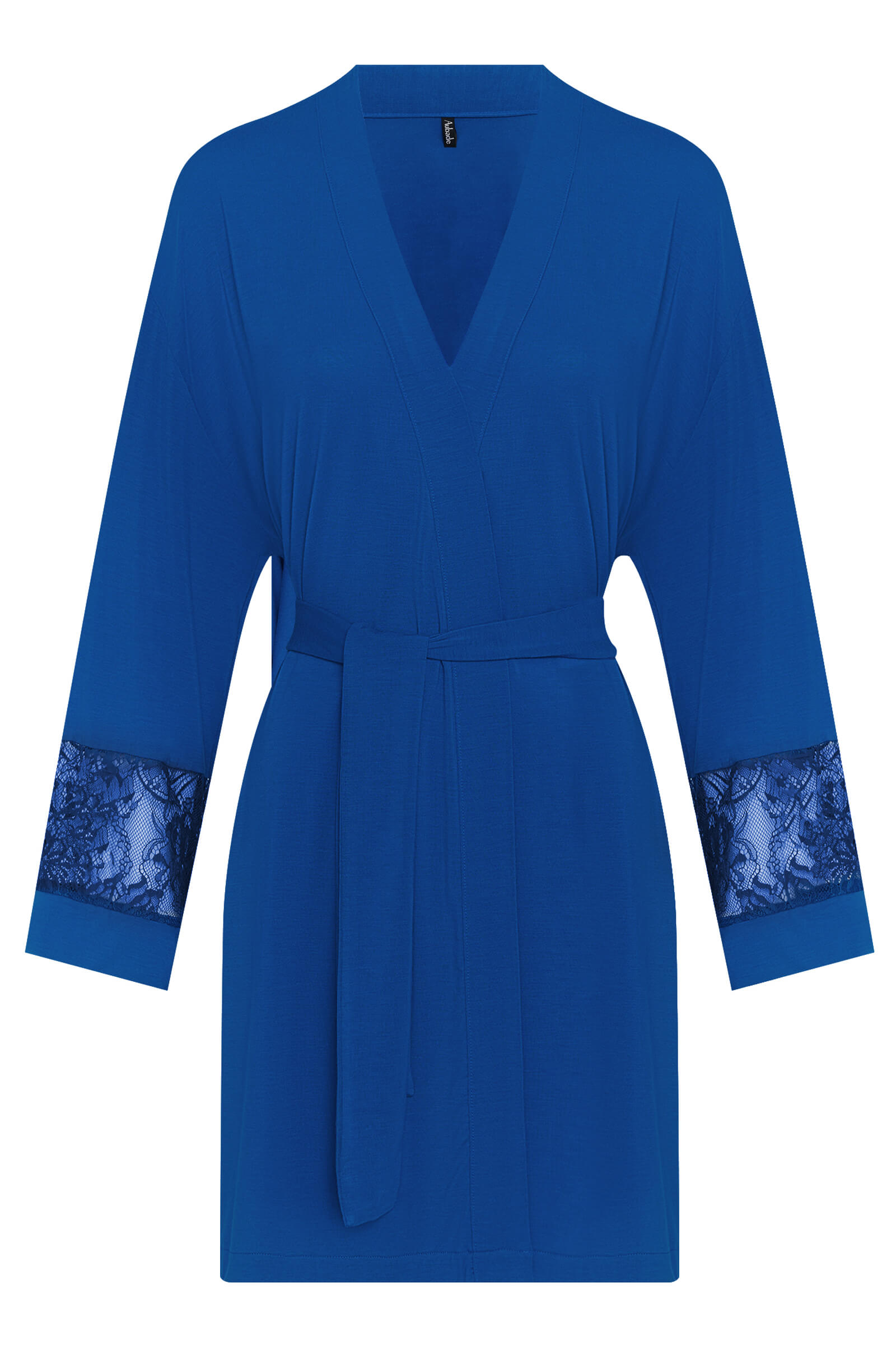 Короткий халат с добавлением шелка Бренд 