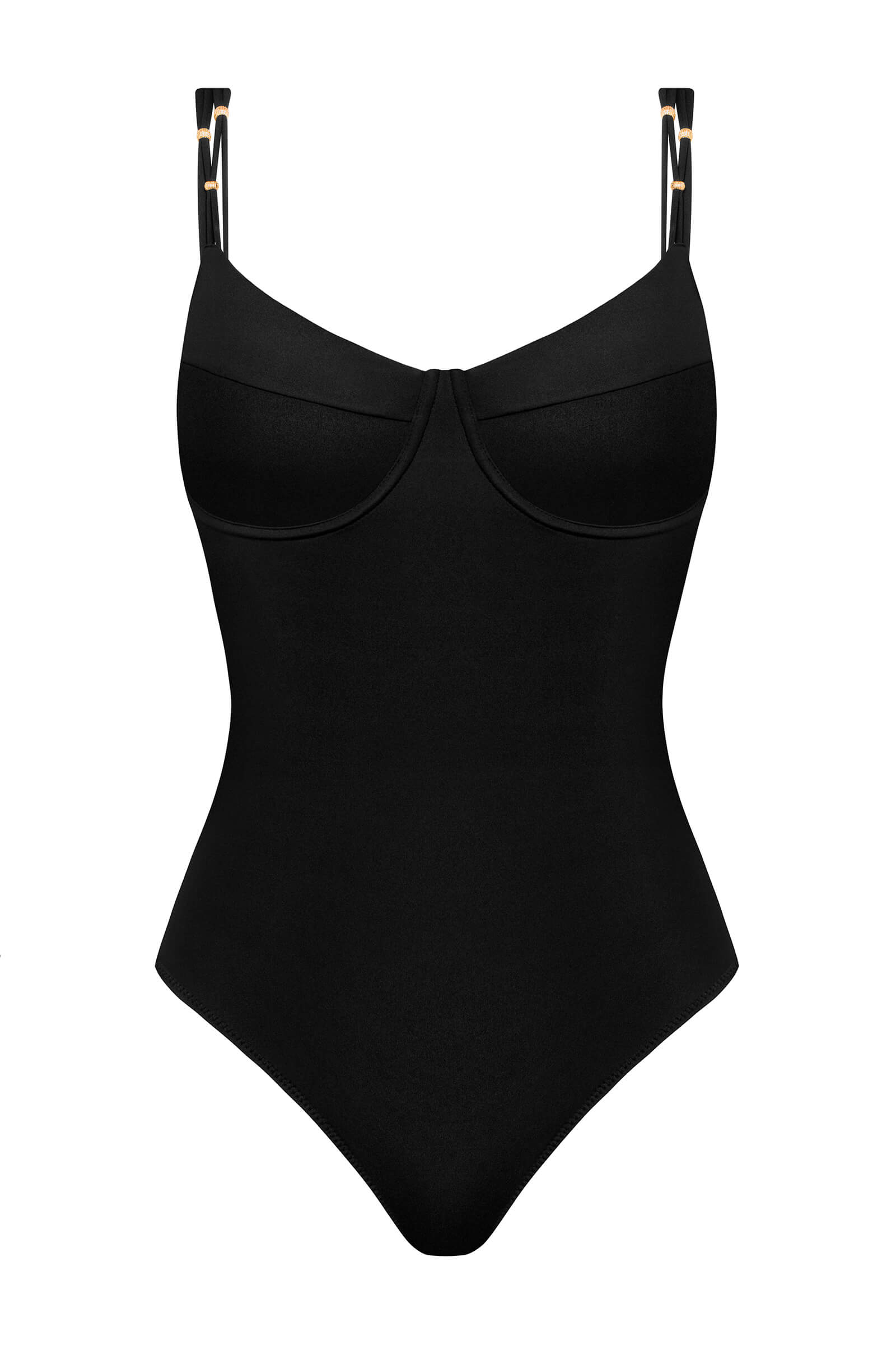 Слитный купальник на косточках Бренд 