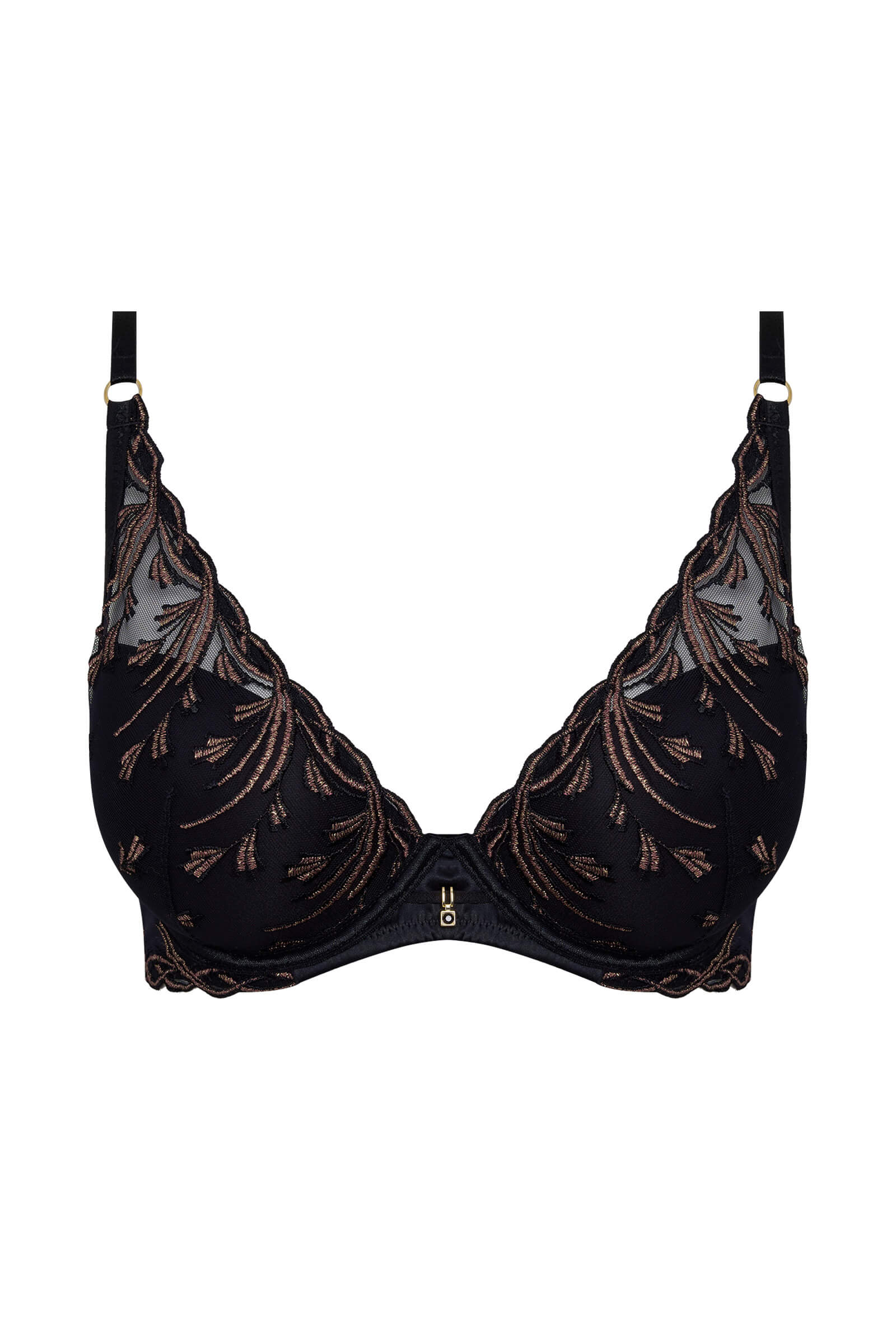 Бюстгальтер пуш-ап с вышивкой Бренд 