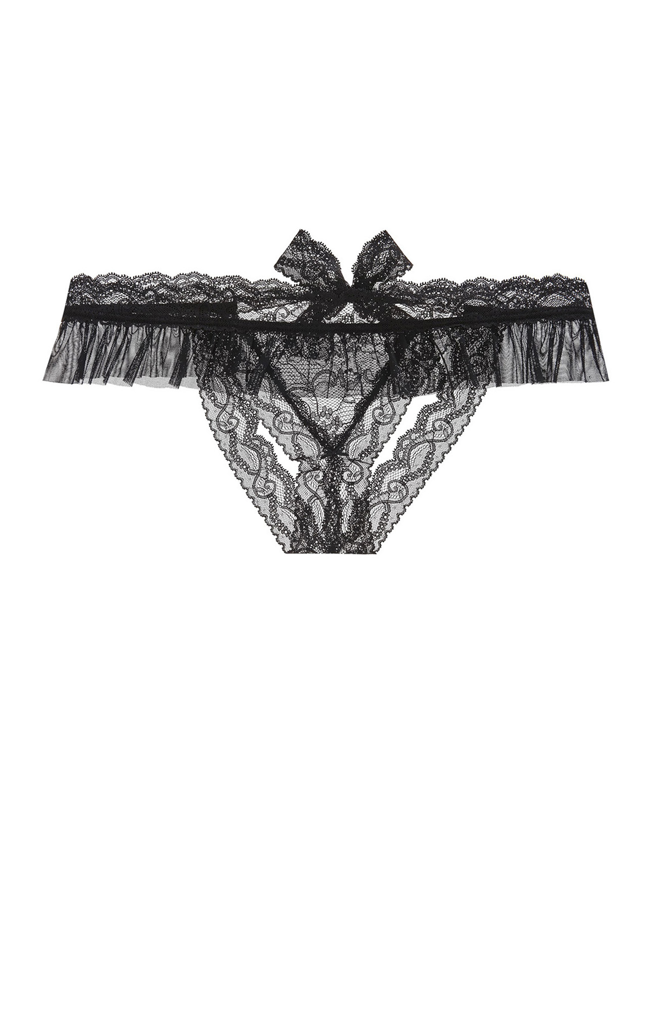 Трусы танга с кружевом Бренд 