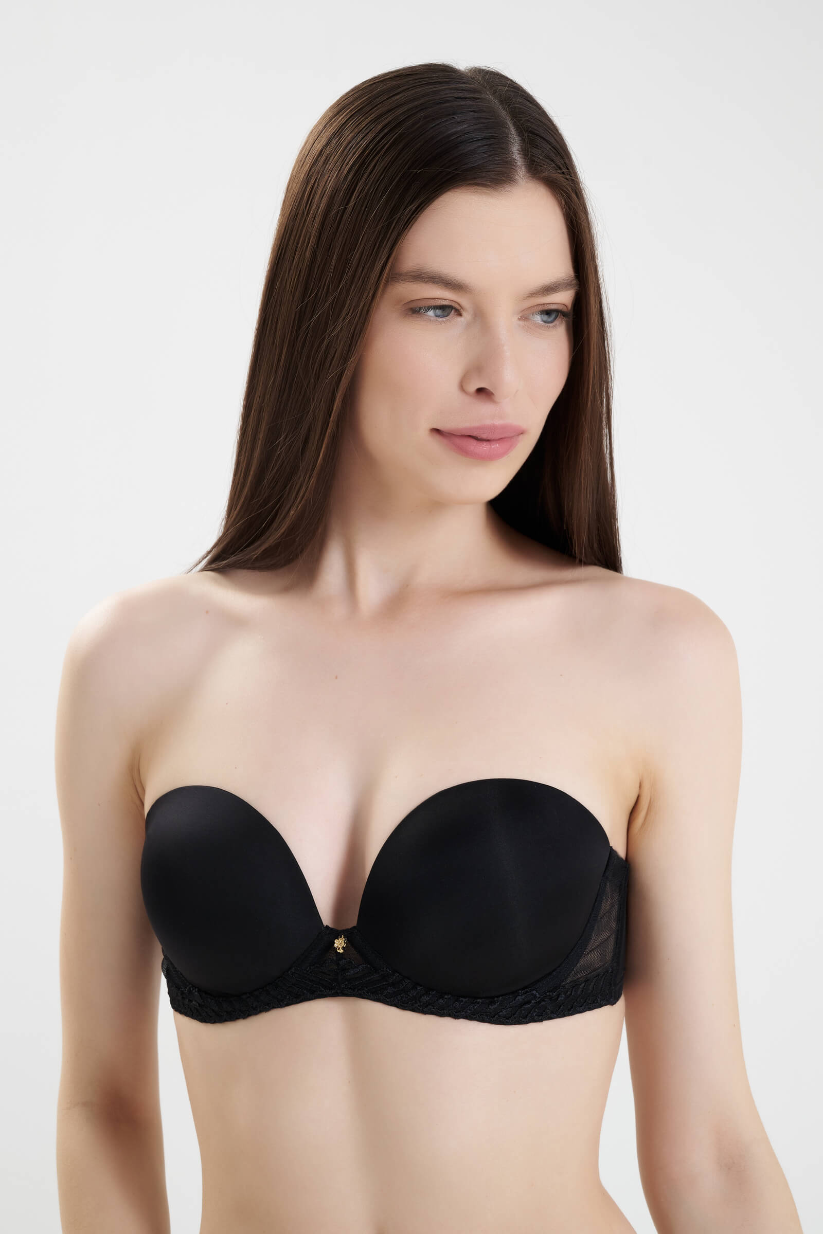 Бюстгальтер бандо с эффектом пуш-ап на косточках Бренд  Изображение 5