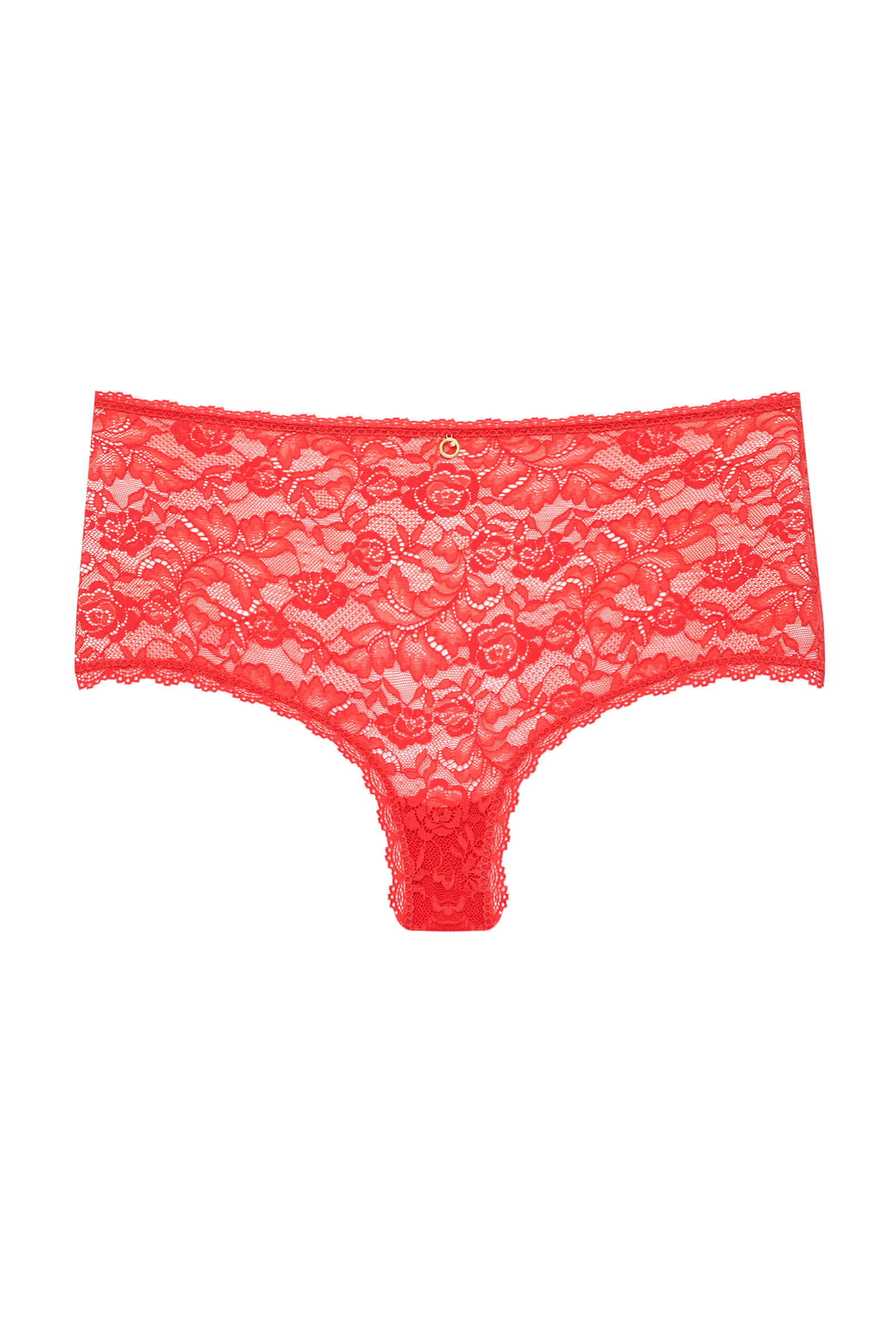 Кружевные трусы слипы с высокой посадкой Бренд 