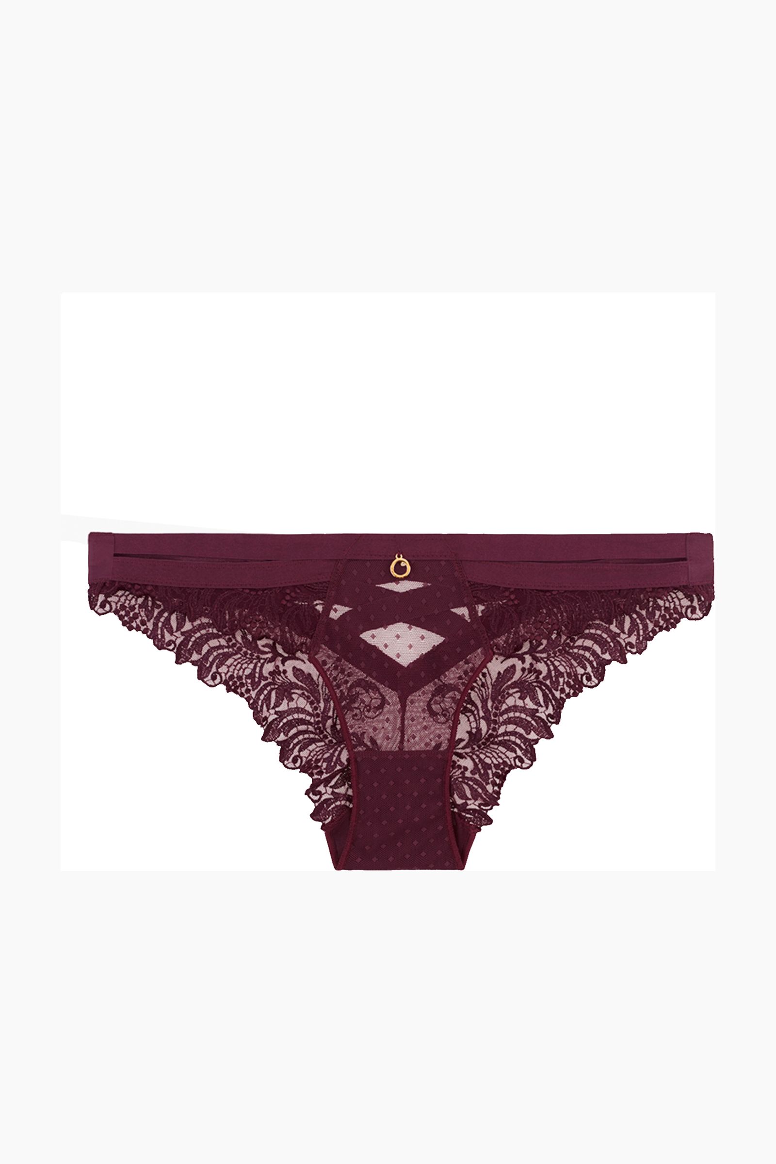 Трусы танга из полупрозрачного тюля Бренд 