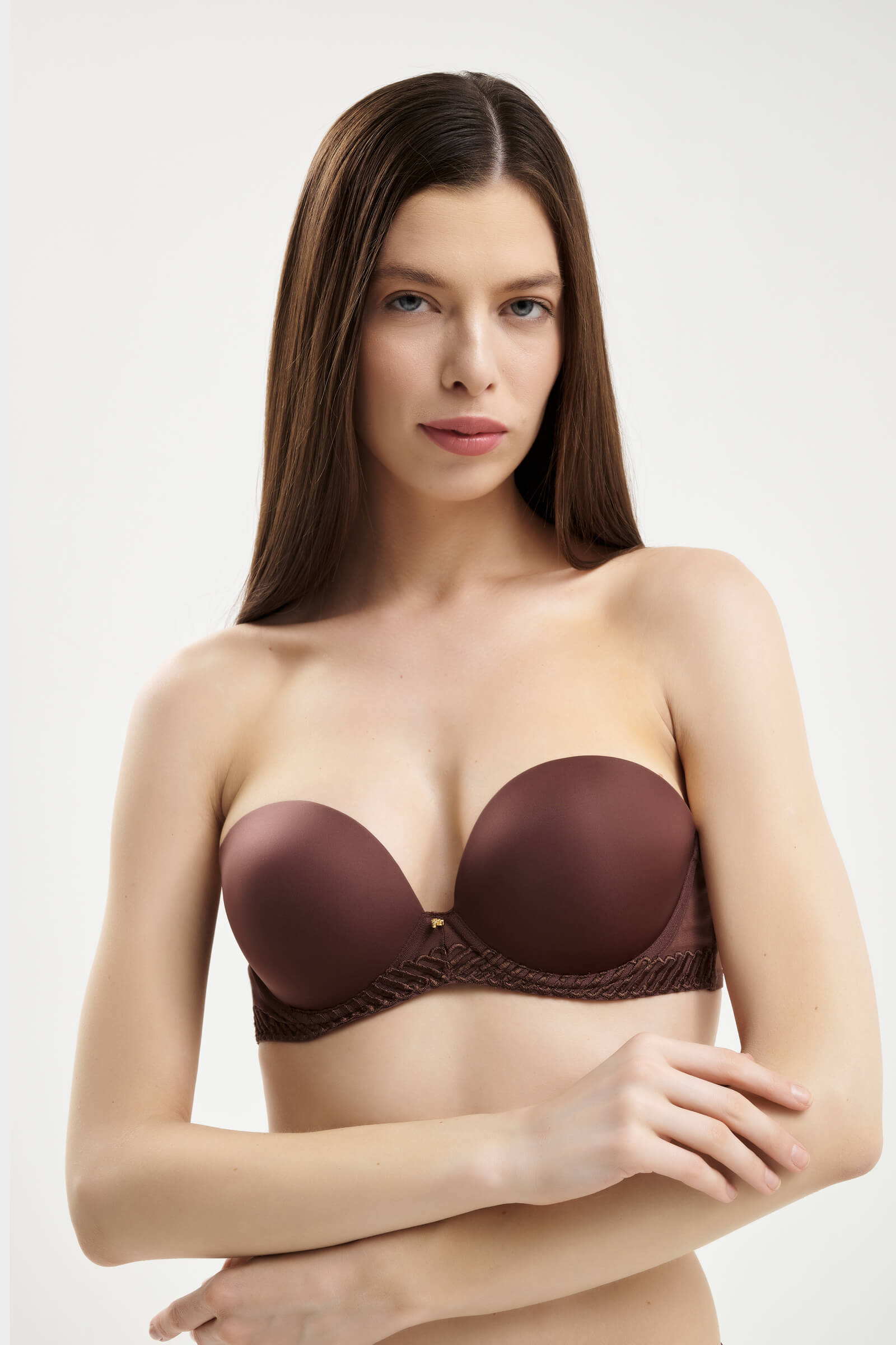 Бюстгальтер бандо с эффектом пуш-ап на косточках Бренд  Изображение 6