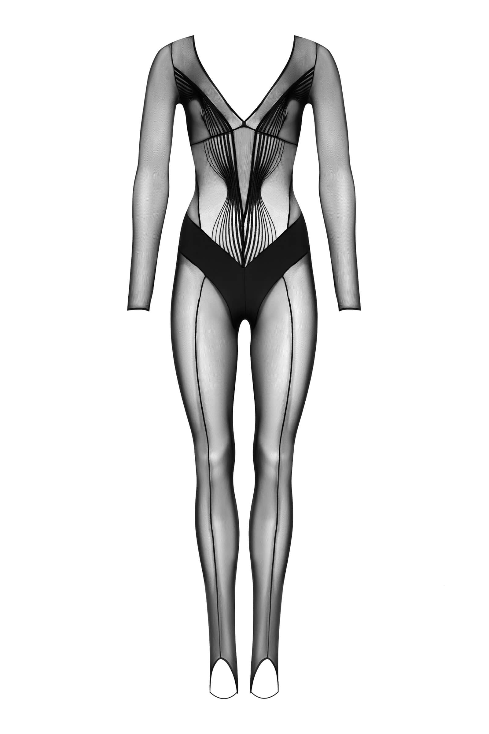 Полупрозрачный комбидресс Бренд 