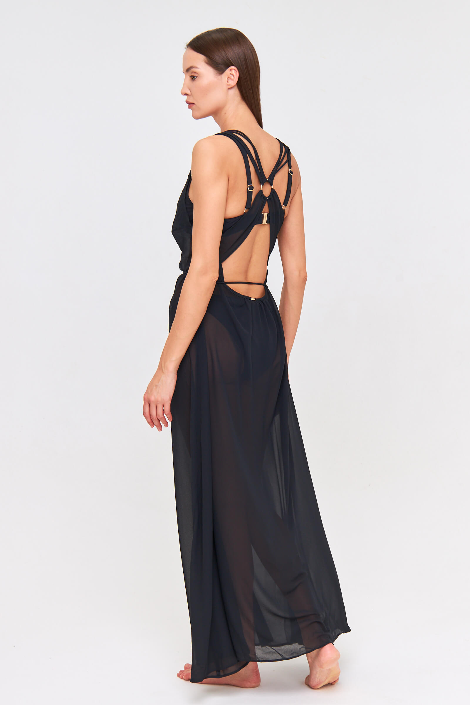 Платье с V-образным вырезом Бренд  Изображение 3