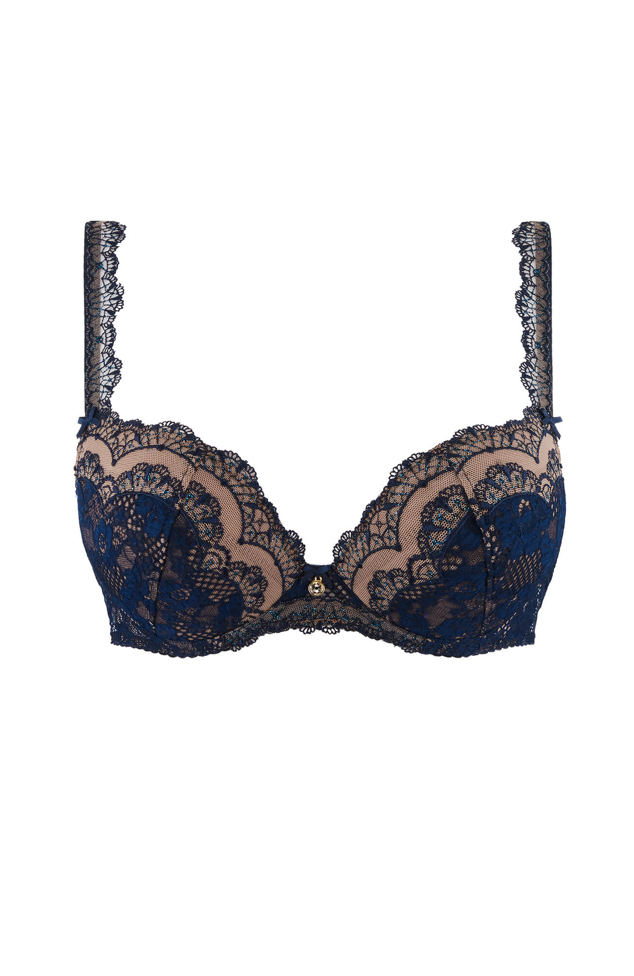 Кружевной бюстгальтер пуш-ап со съемными вкладышами Бренд 