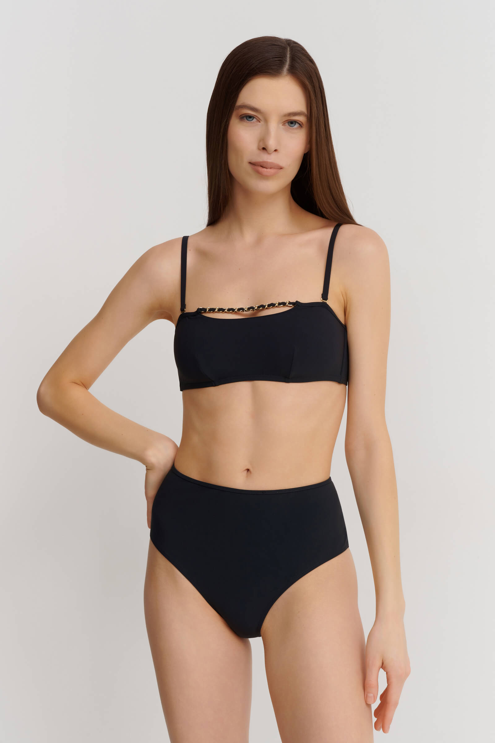 Лиф бандо с декоративной цепочкой Бренд  Изображение 7