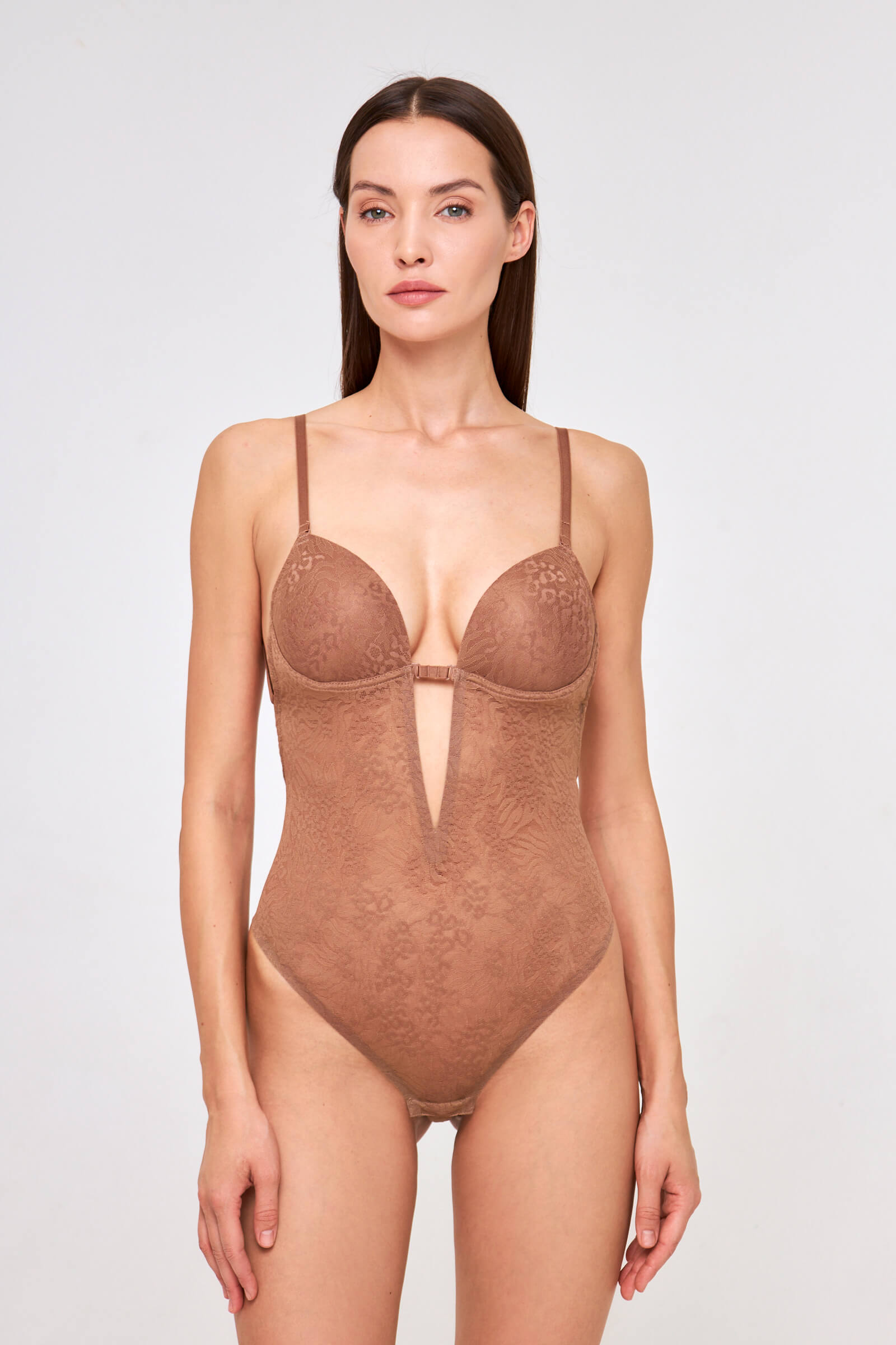 Боди с бретелями-трансформерами Бренд 