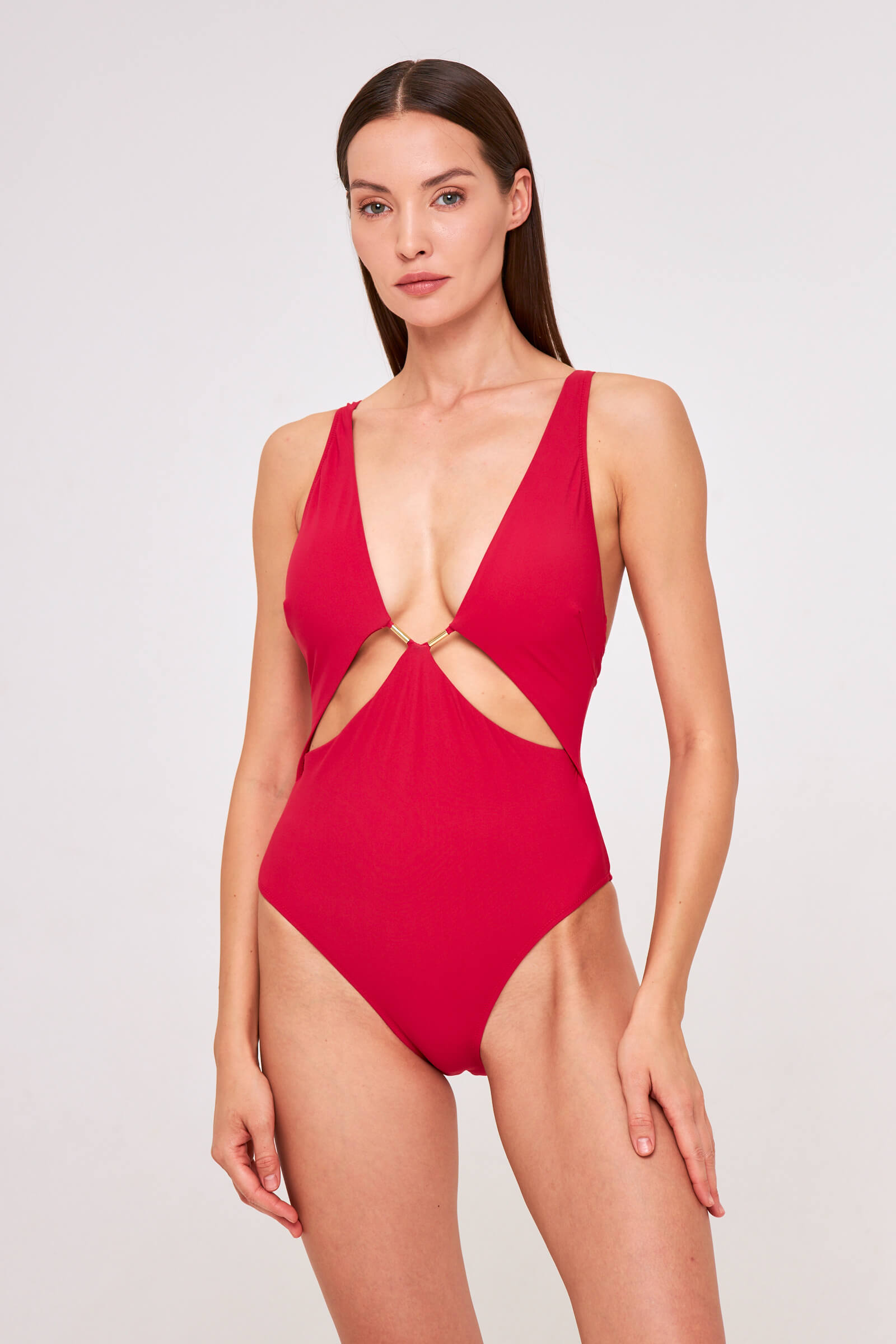 Слитный купальник с открытой спиной Бренд 