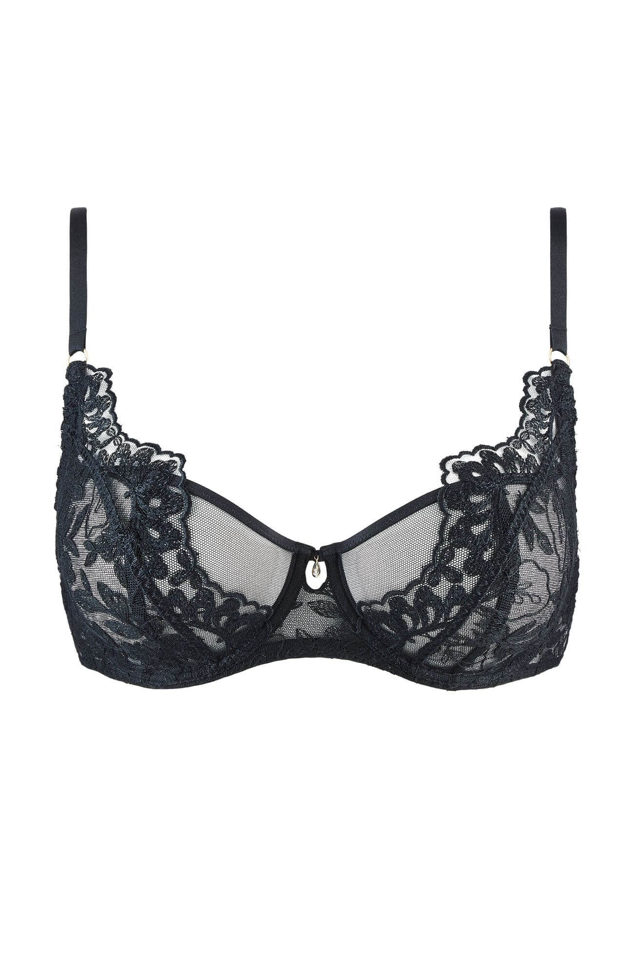 Бюстгальтер балконет с кружевом Бренд 