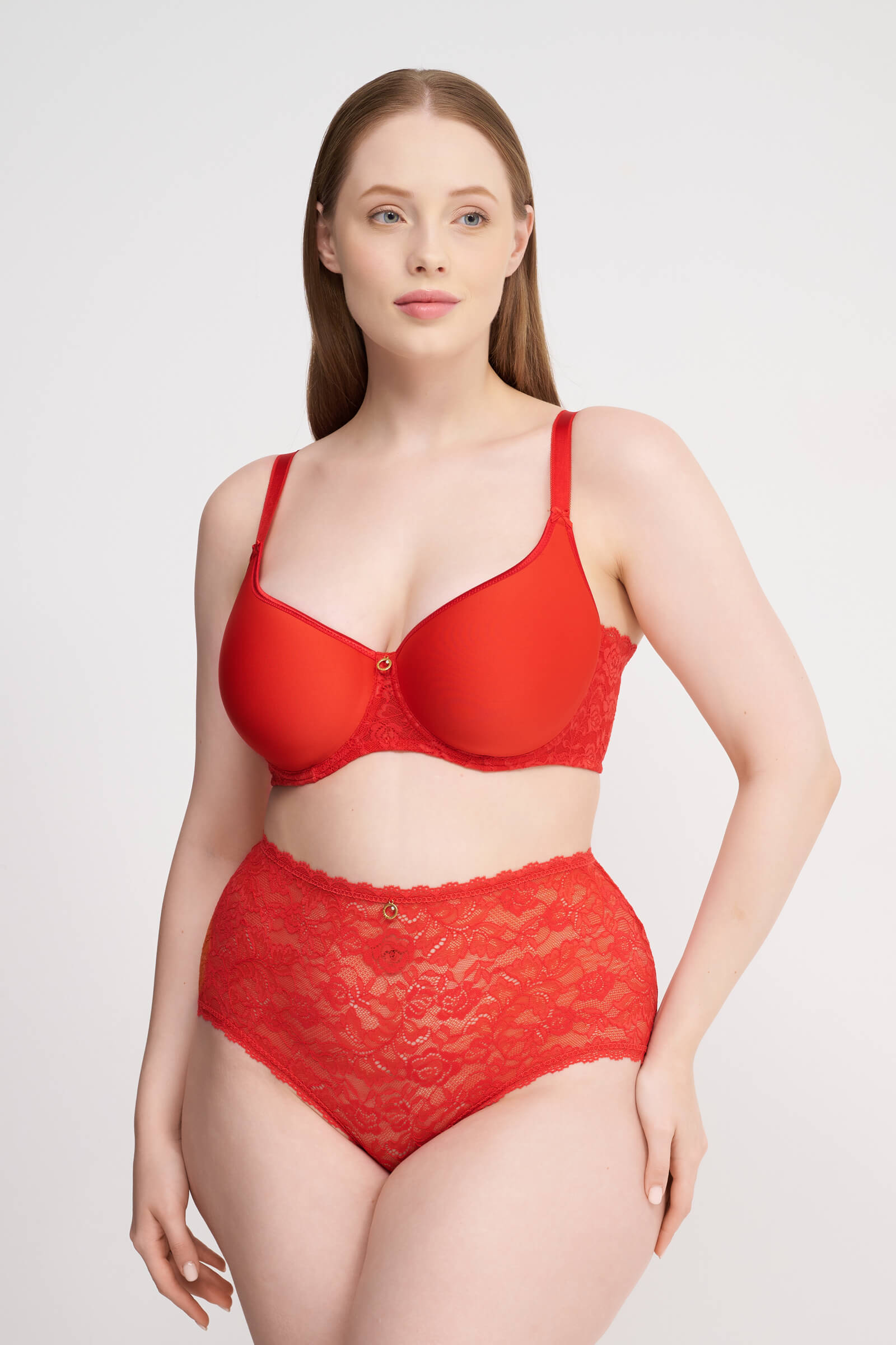 Кружевные трусы слипы с высокой посадкой Бренд  Изображение 4