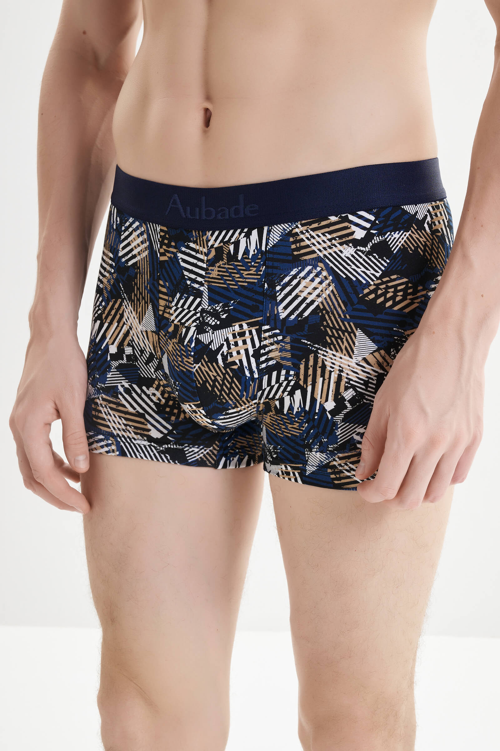 Трусы боксеры-брифы с принтом Бренд 