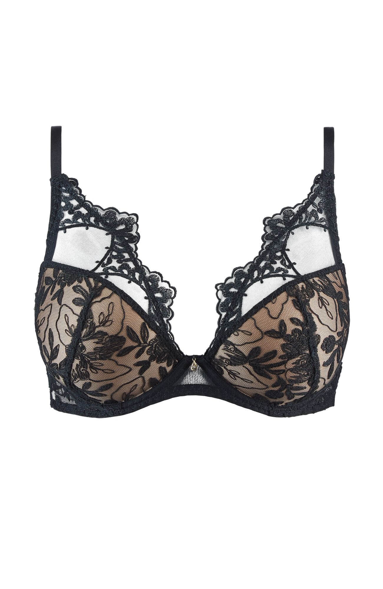 Бюстгальтер с треугольными чашками на косточках Бренд 