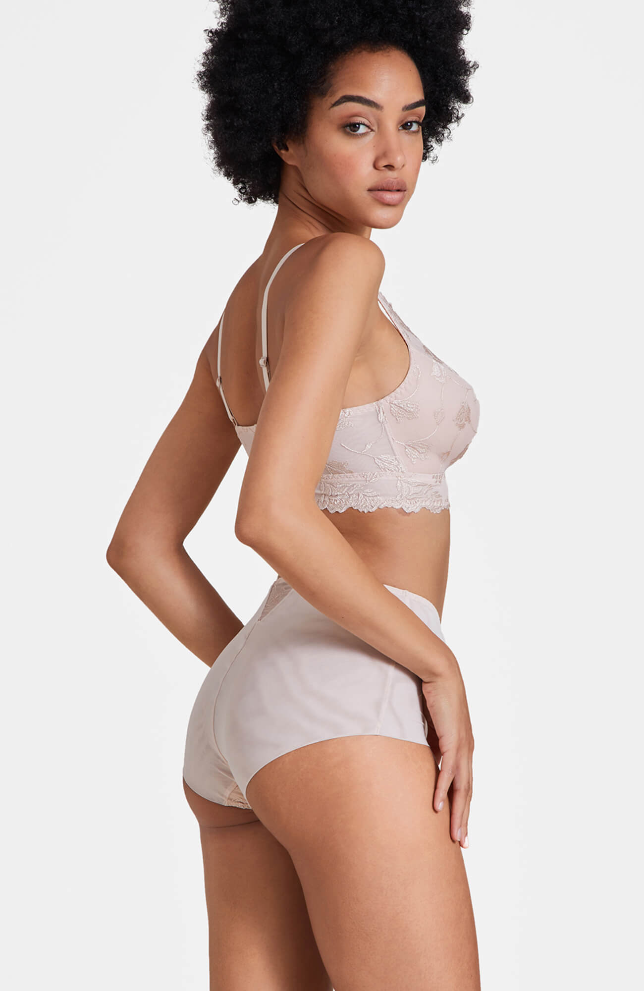 Бюстгальтер бралетт с цветочной вышивкой Бренд  Изображение 3