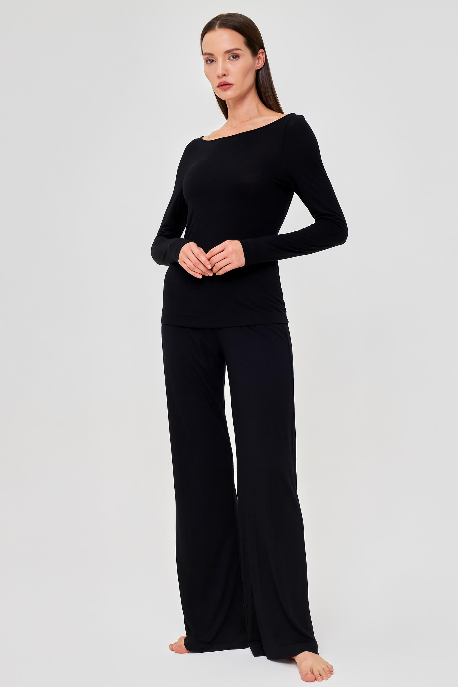 Свободные брюки с добавлением кашемира Бренд  Изображение 4