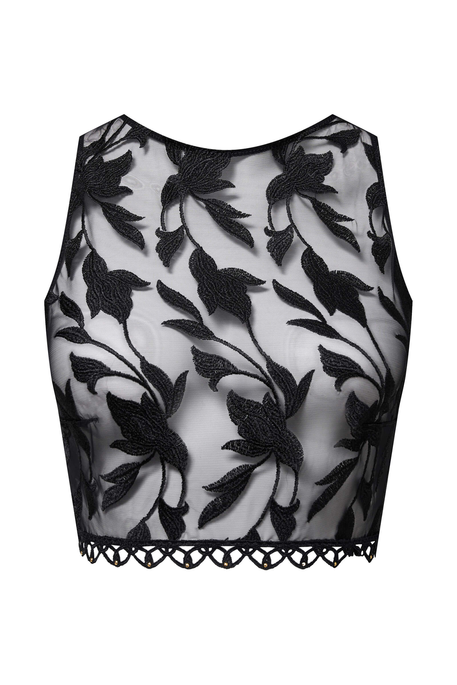 Топ с французской вышивкой Бренд 