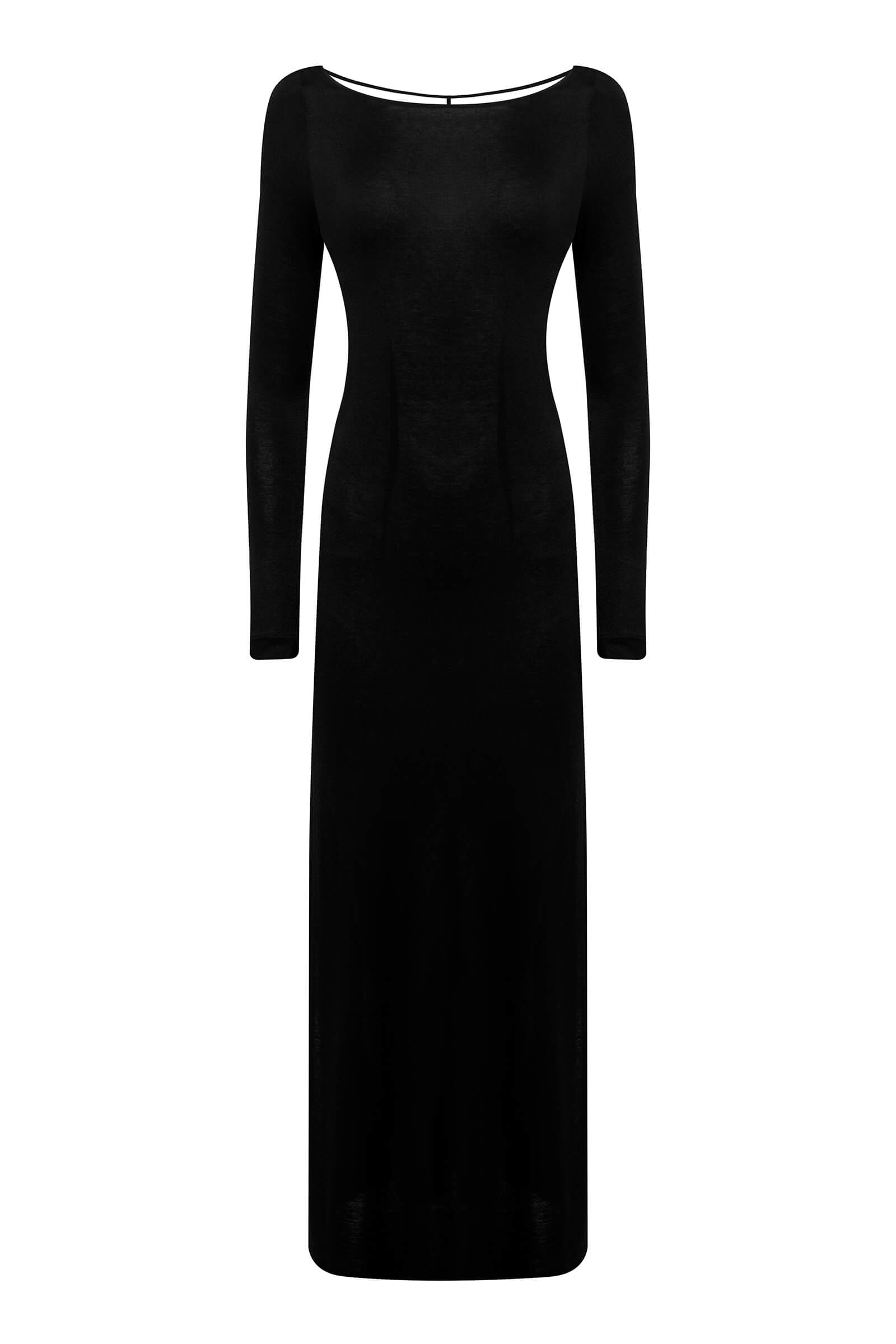 Платье с открытой спиной Бренд 