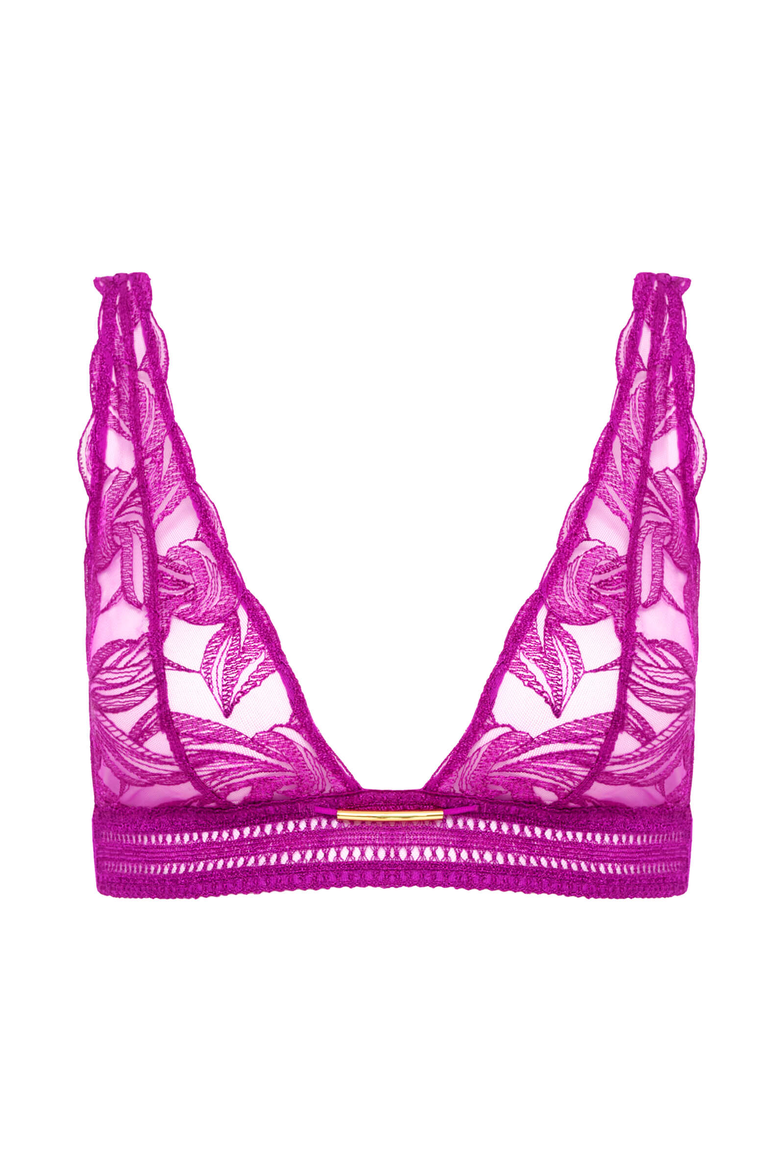 Бюстгальтер с треугольными чашками без косточек Бренд 