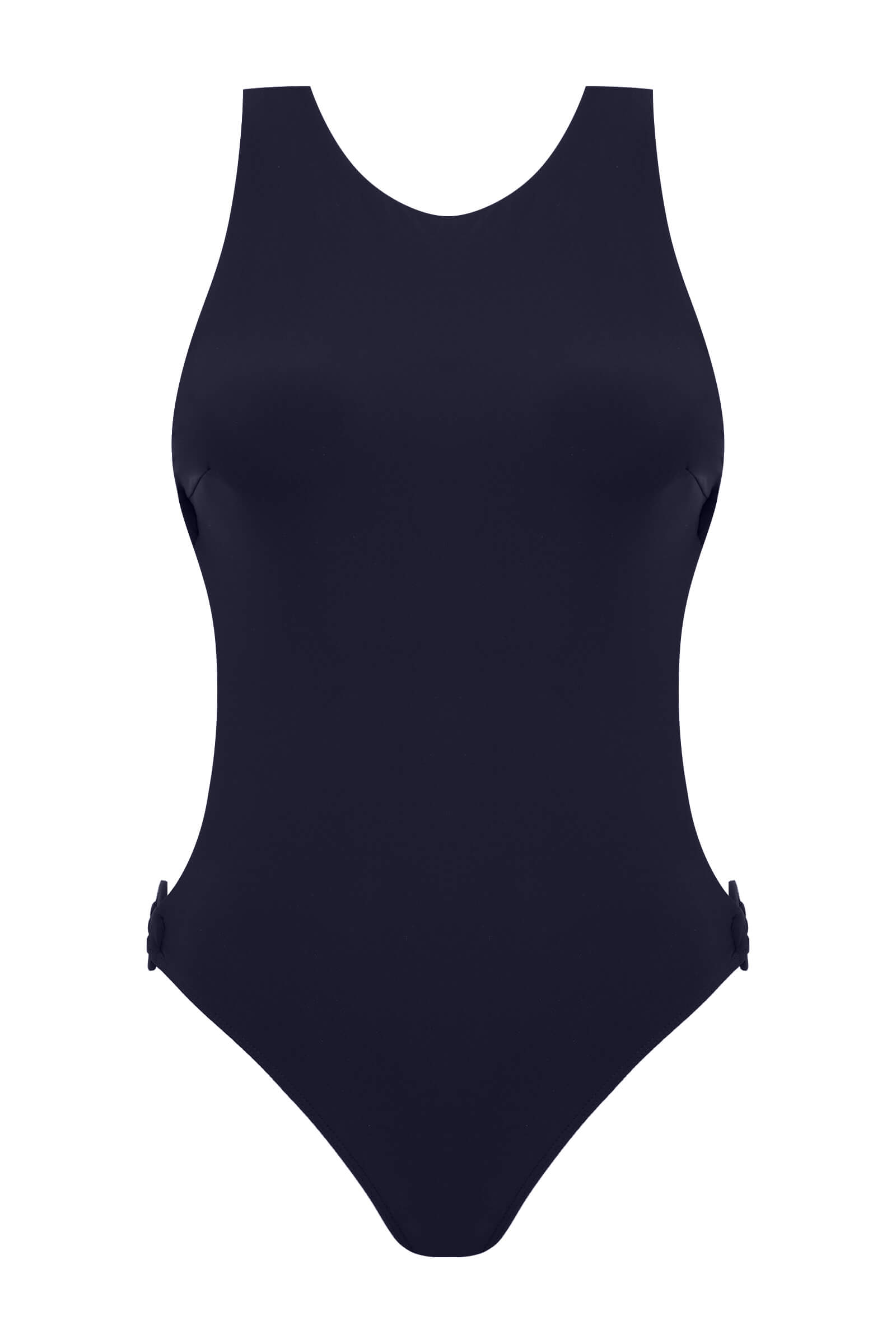 Слитный купальник с декором в тон Бренд 