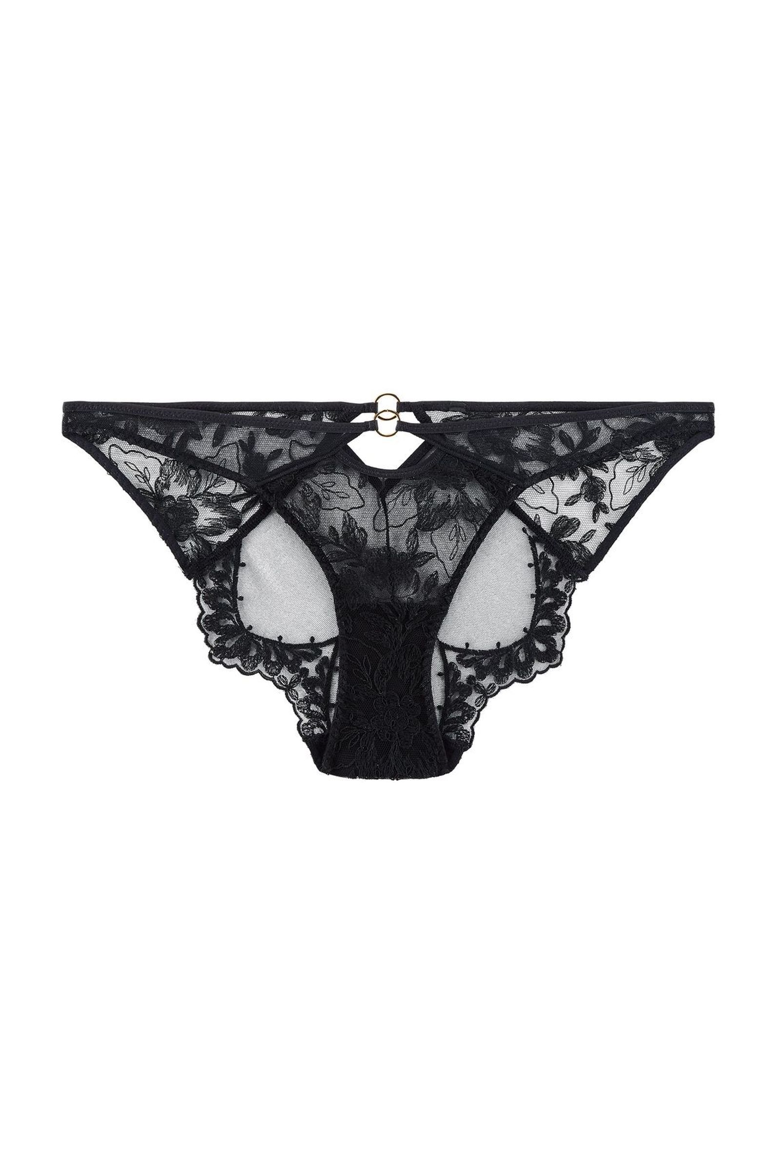 Трусы слипы с вышивкой Бренд 