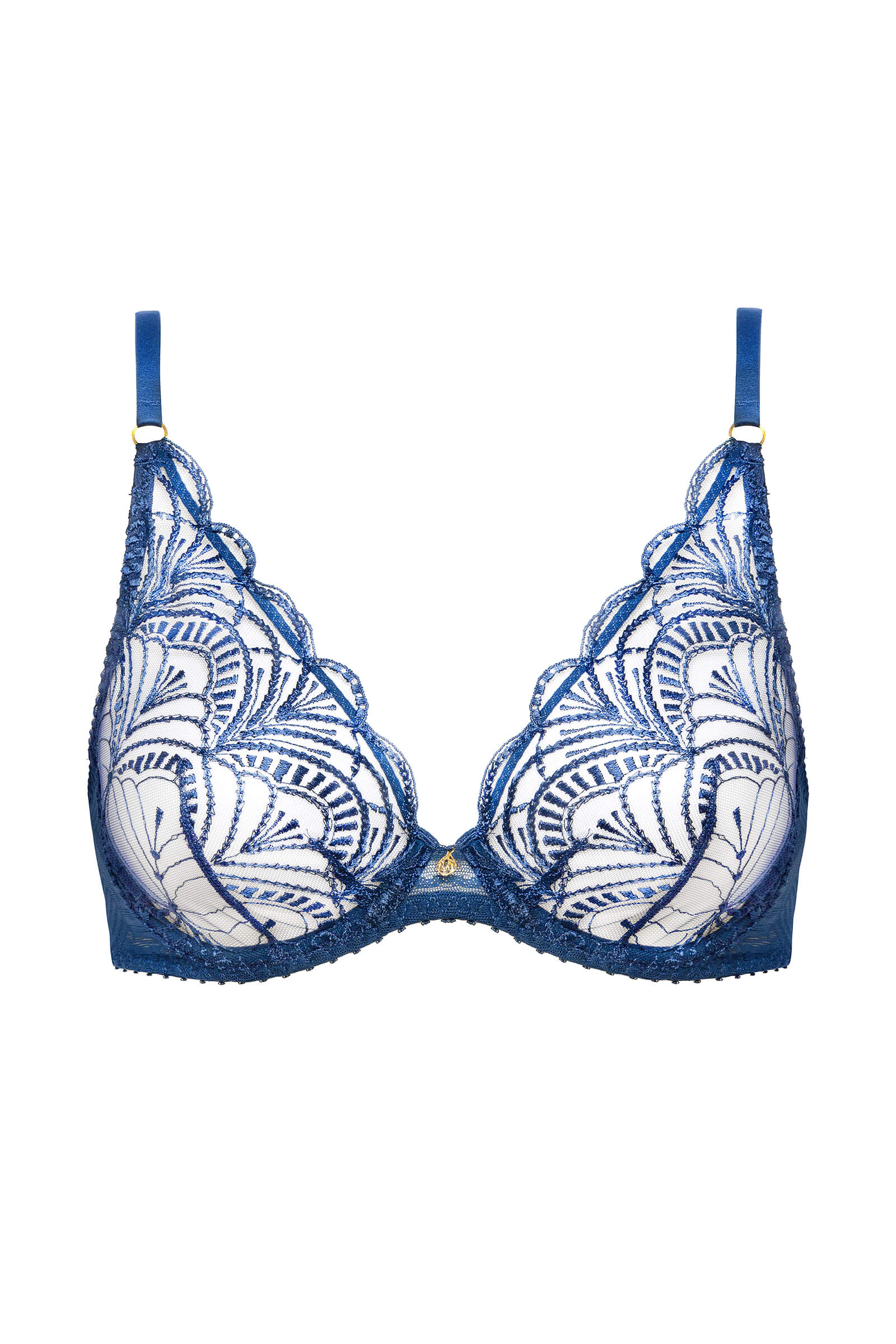 Бюстгальтер на косточках с вышивкой Бренд 