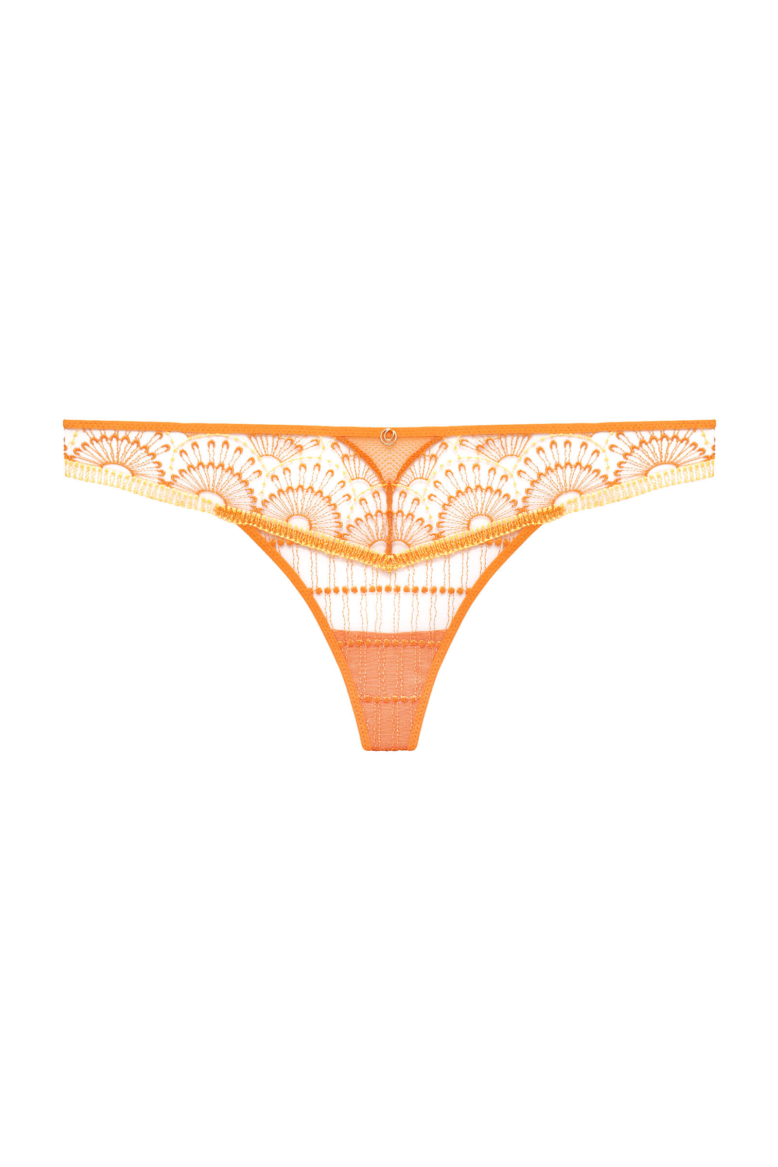 Трусы танга с объемной вышивкой Бренд 