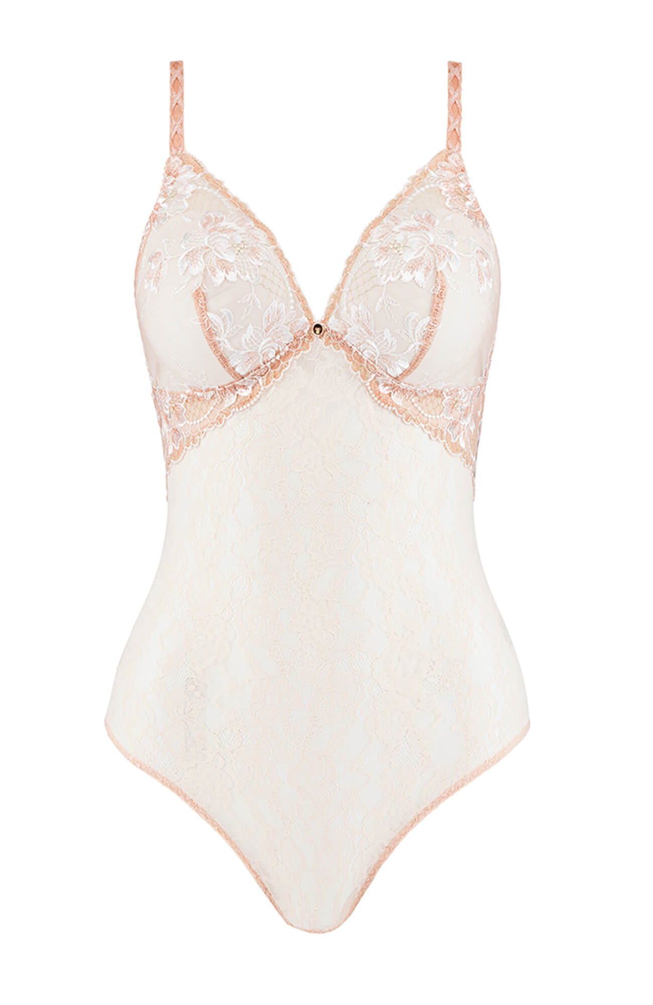 Кружевное боди на тонких бретелях Бренд 