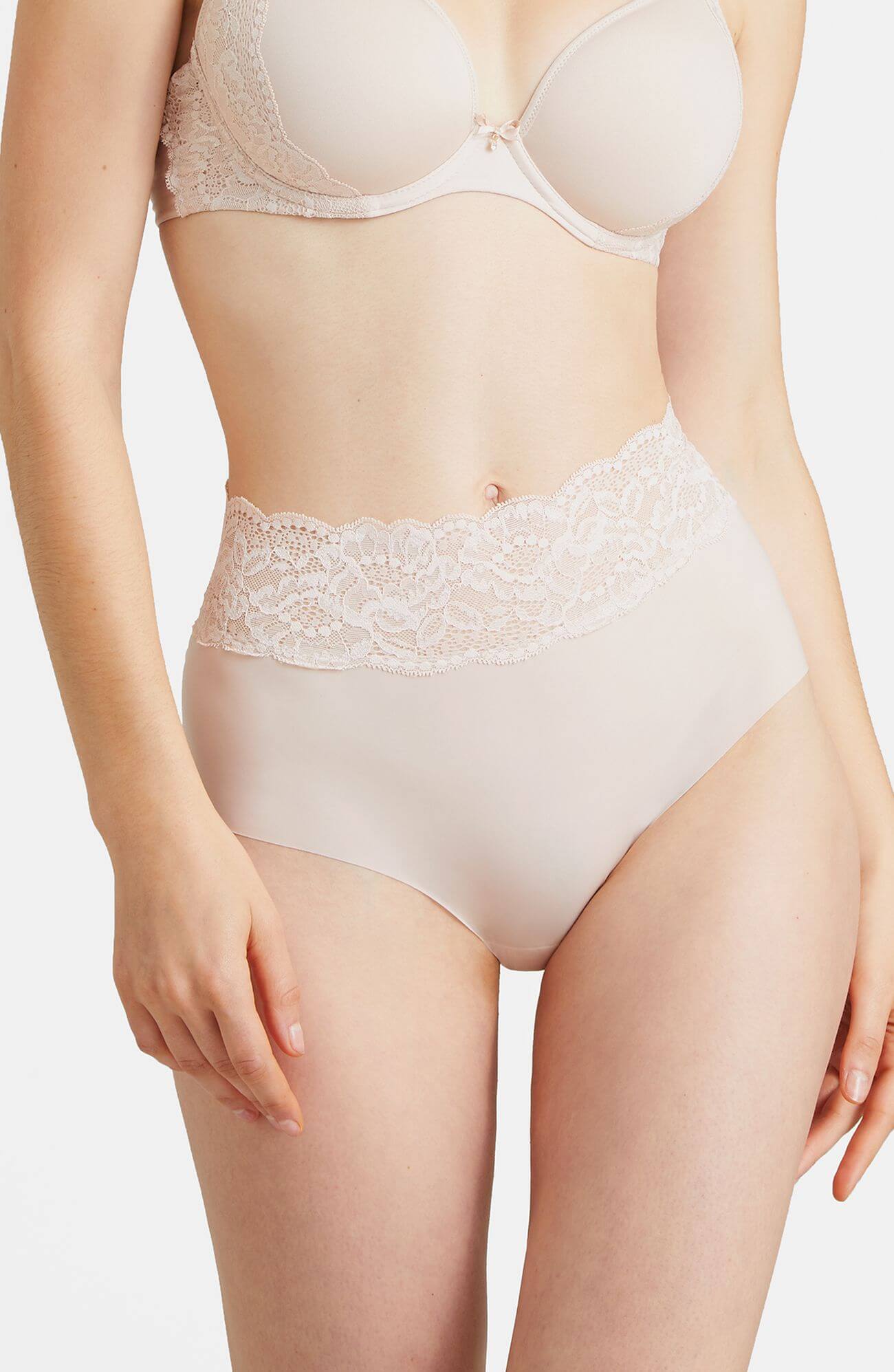 Трусы слипы с высокой посадкой Бренд 