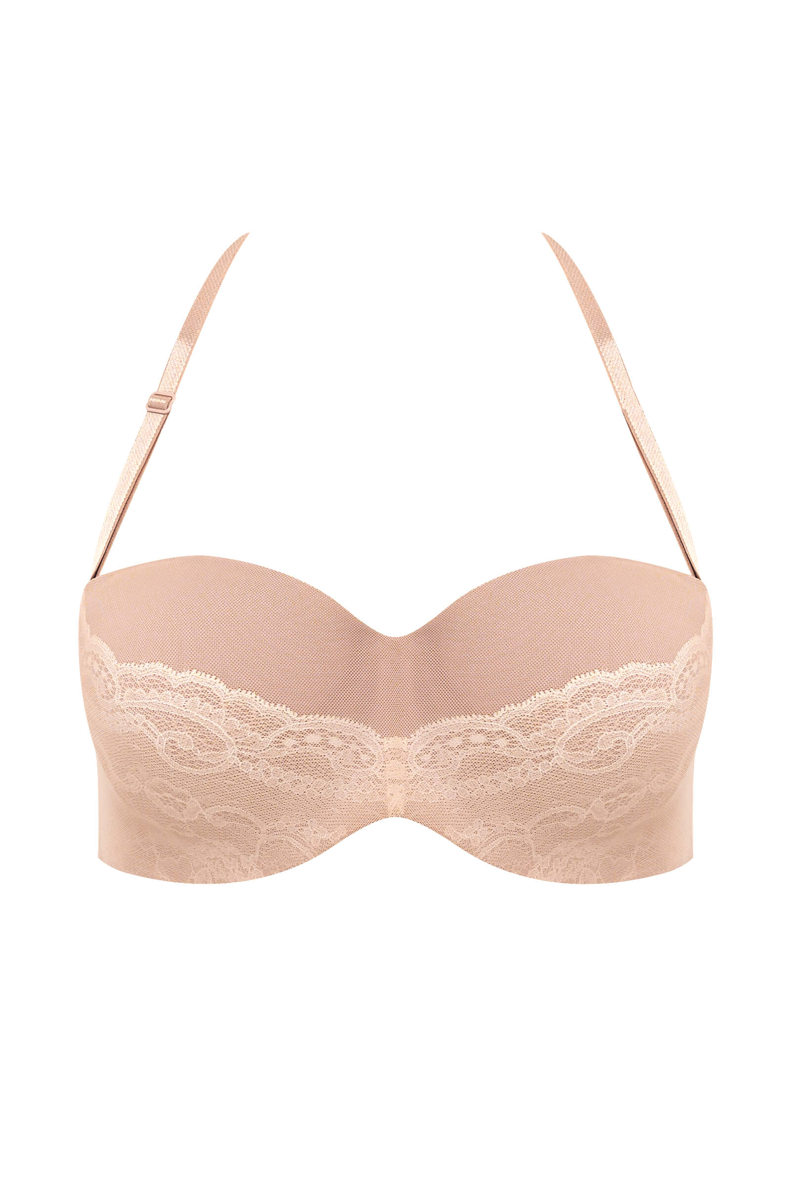 Бюстгальтер бандо с кружевом Бренд 