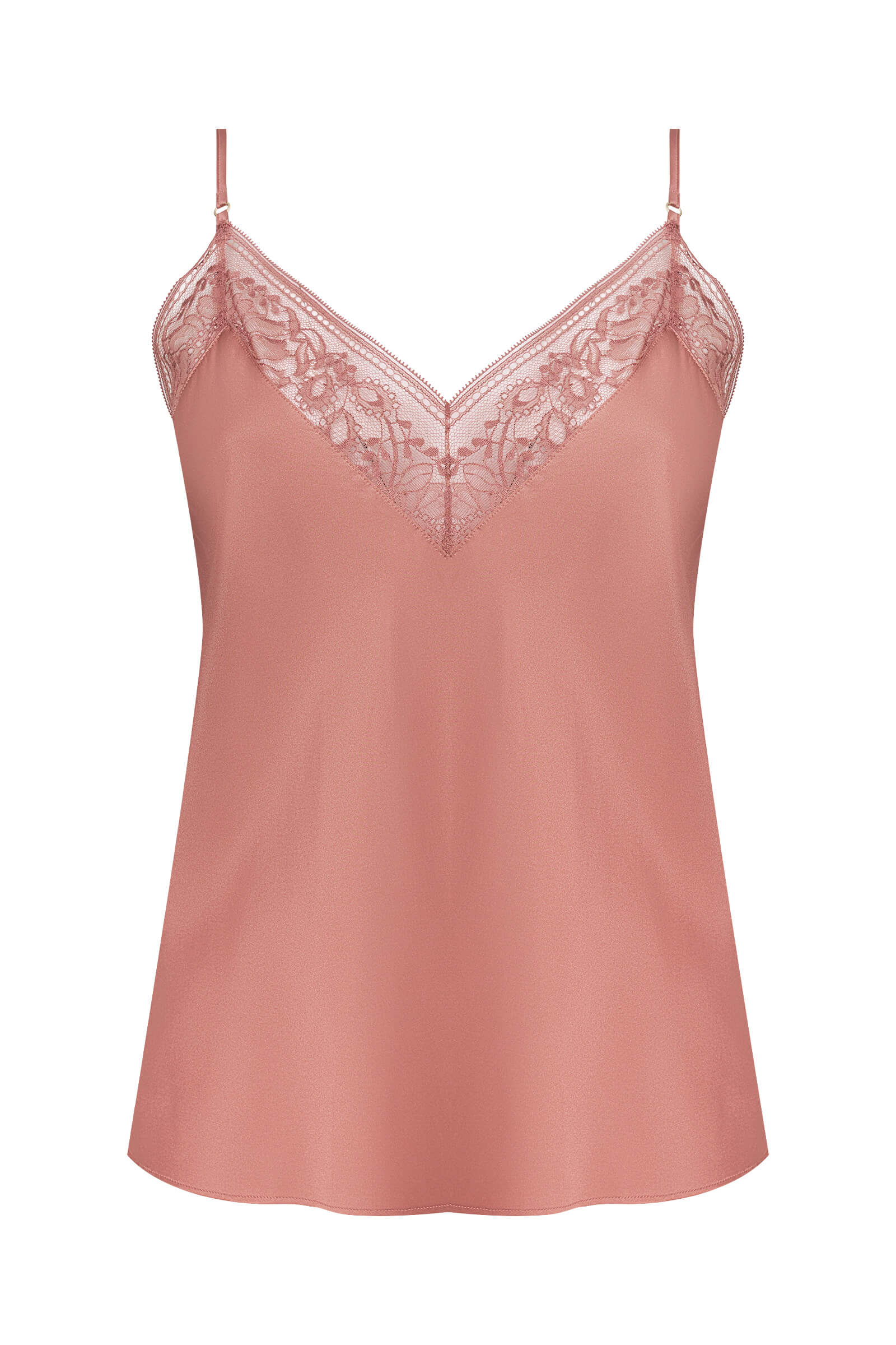 Шелковый топ с V-образным вырезом Бренд 