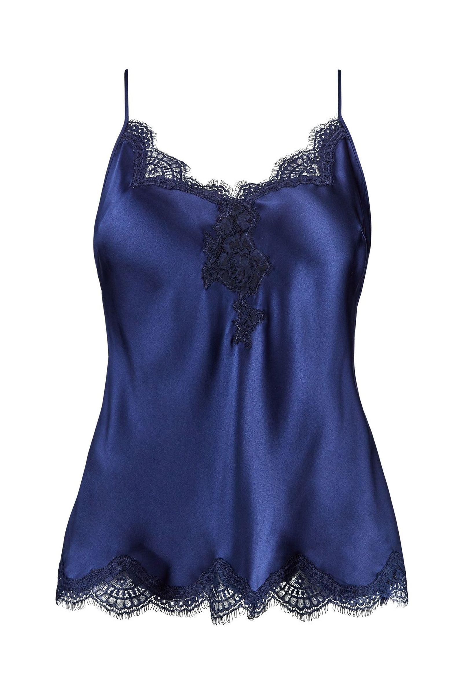 Пижамный шелковый топ с V-образным вырезом Бренд 