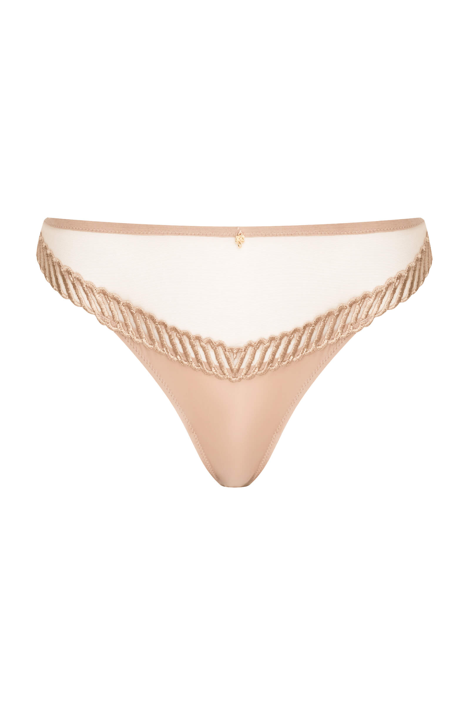 Трусы танга с вышивкой Бренд 