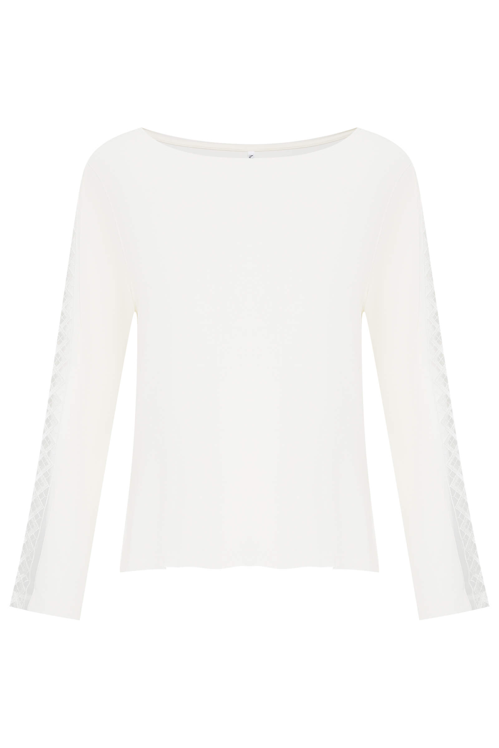 Пижамный лонгслив из мягкого модала с вышивкой Бренд 