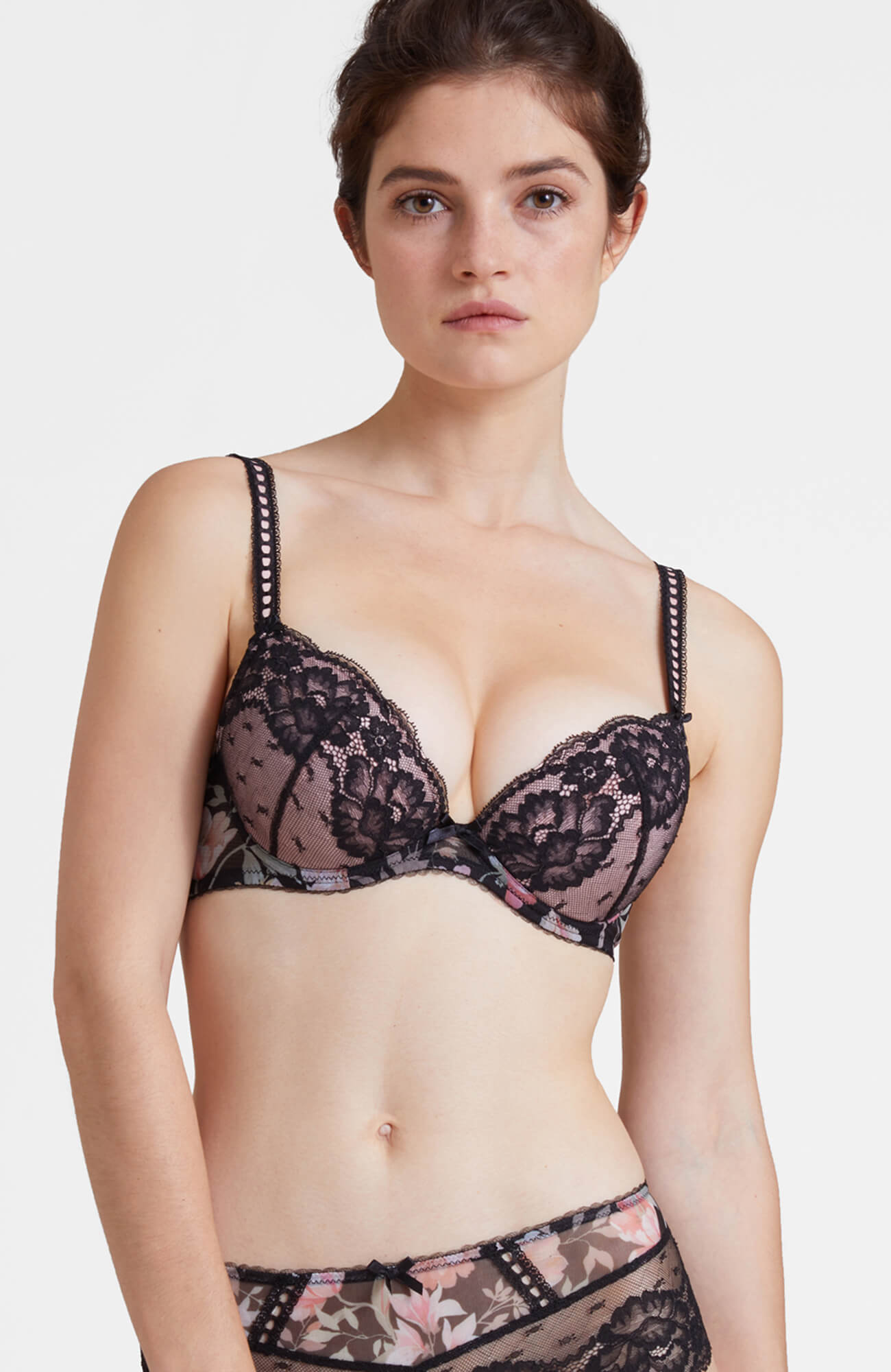 Кружевной бюстгальтер деми с эффектом пуш-ап Бренд 