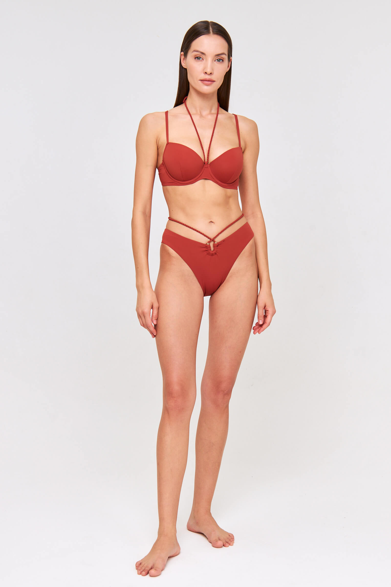 Плавки слипы с декоративным поясом Бренд  Изображение 4