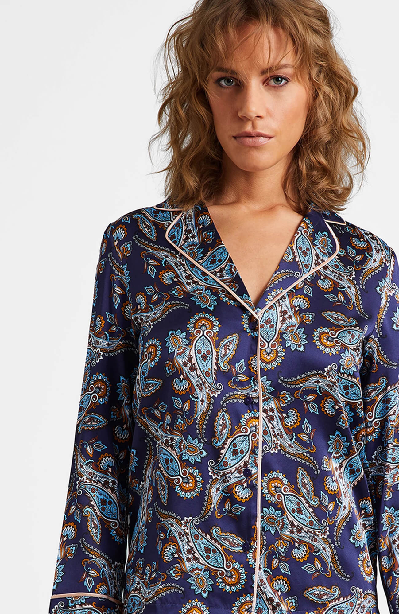 Пижамная рубашка с английским воротником Бренд  Изображение 4